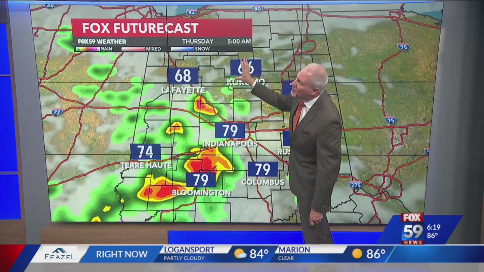 Storm free for now; rain chances on the rise – Fox 59