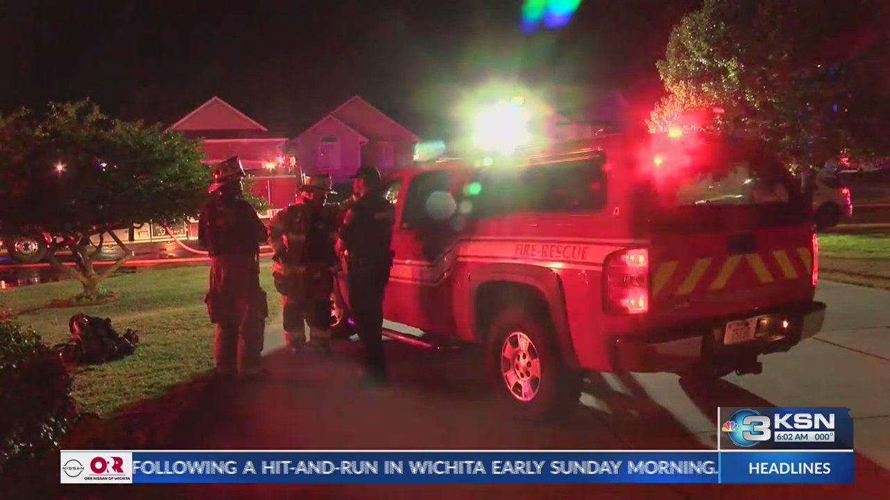 Andover house fire KSNTV