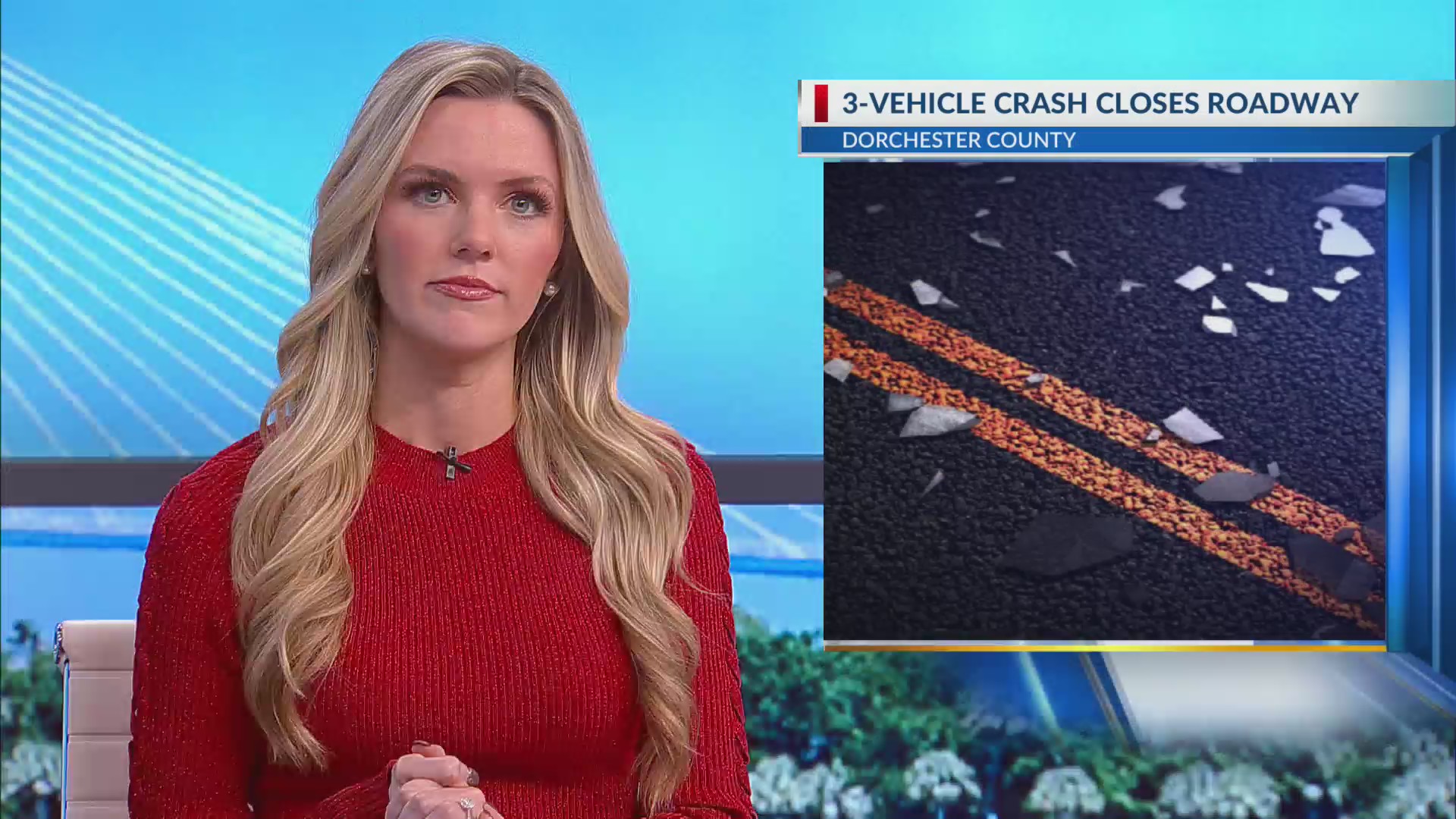 3 car crash closes part of Highway 61 in Dorchester Co. – WCBD News 2