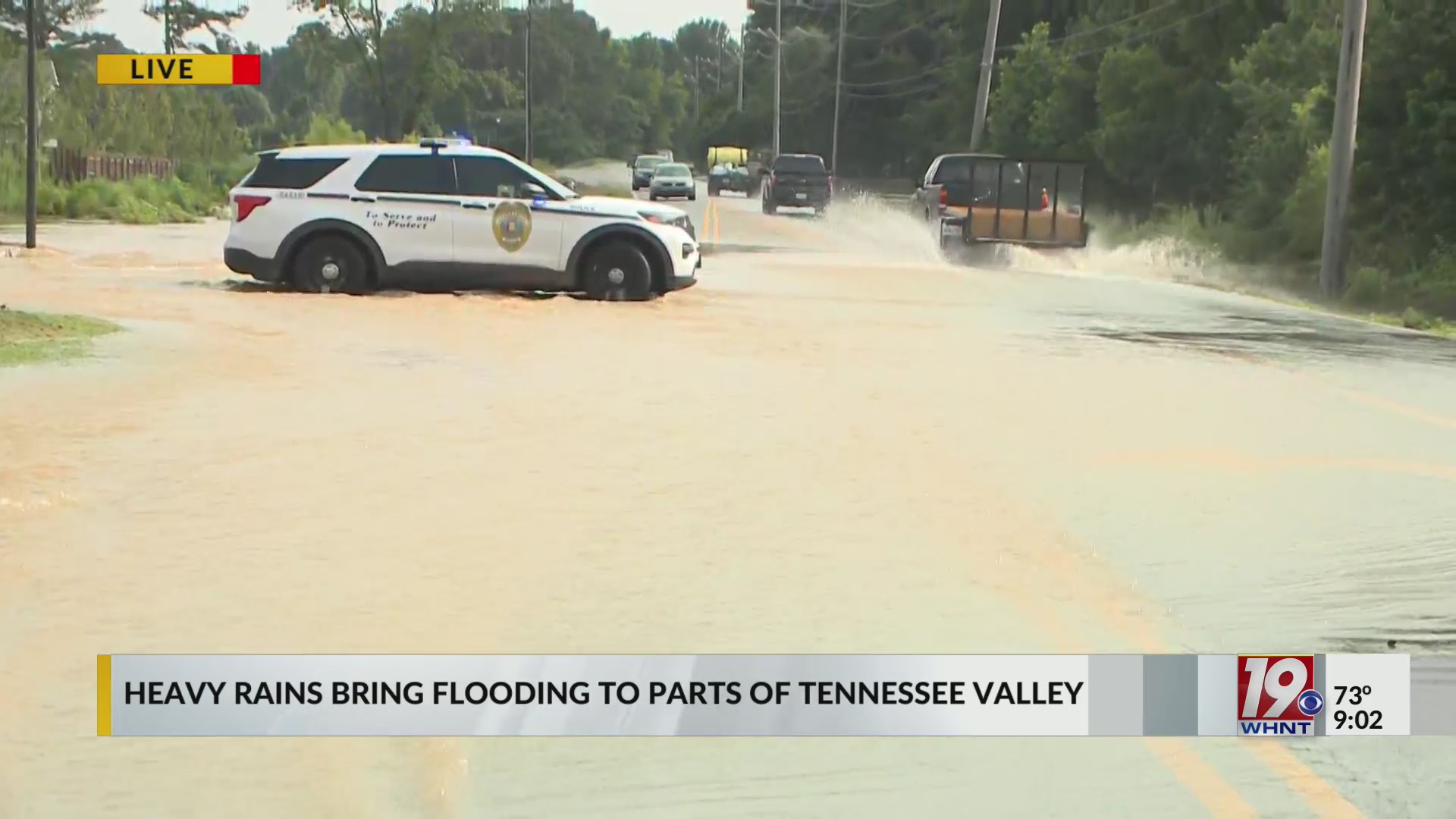 Heavy Rain Brings Flooding To Parts Of Tennessee Valley | July 21, 2023 ...