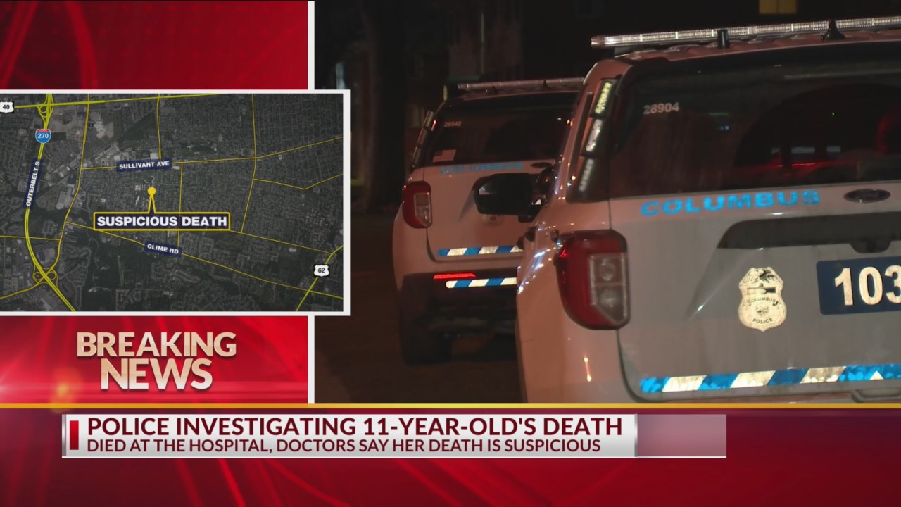 Death of girl, 11, in west Columbus ruled suspicious – NBC4 WCMH-TV