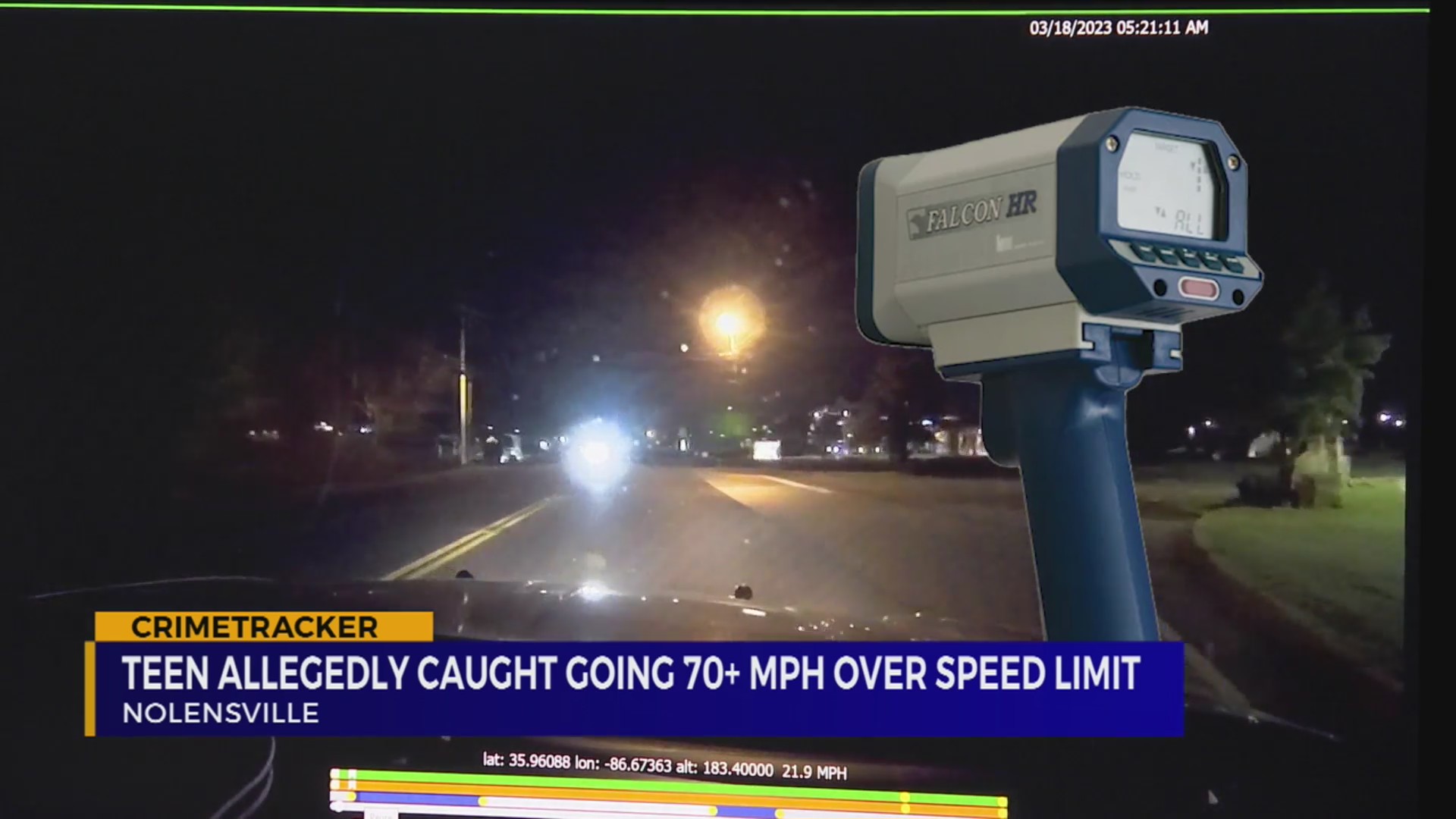 Teen allegedly caught going 70+ mph over the speed limit – WKRN News 2