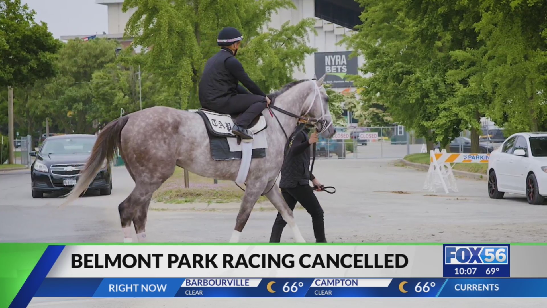 Belmont Park racing cancelled due to air concerns FOX 56 News