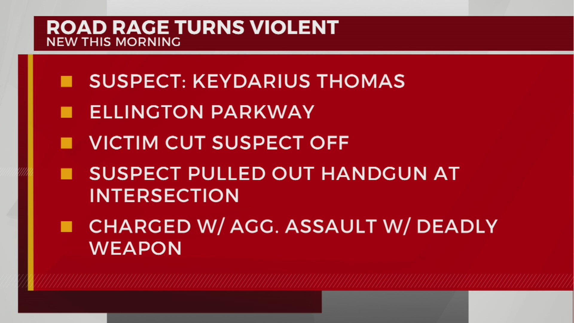 Driver accused of pulling gun during suspected road rage incident ...