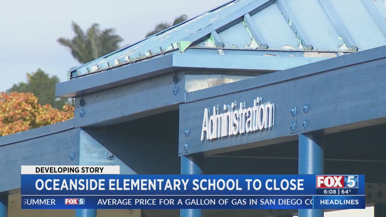 Oceanside Elementary School To Close FOX 5 San Diego