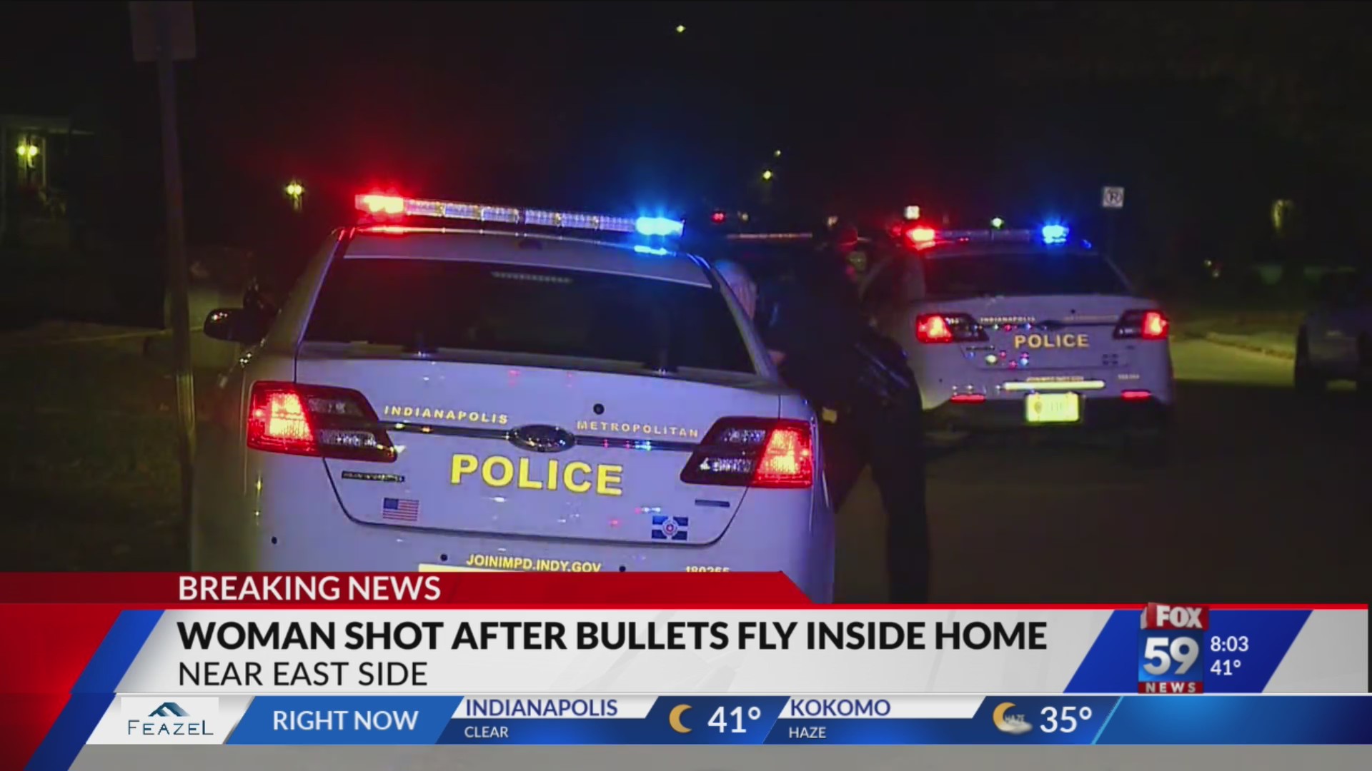 Woman shot inside home on Indy’s near east side – Fox 59