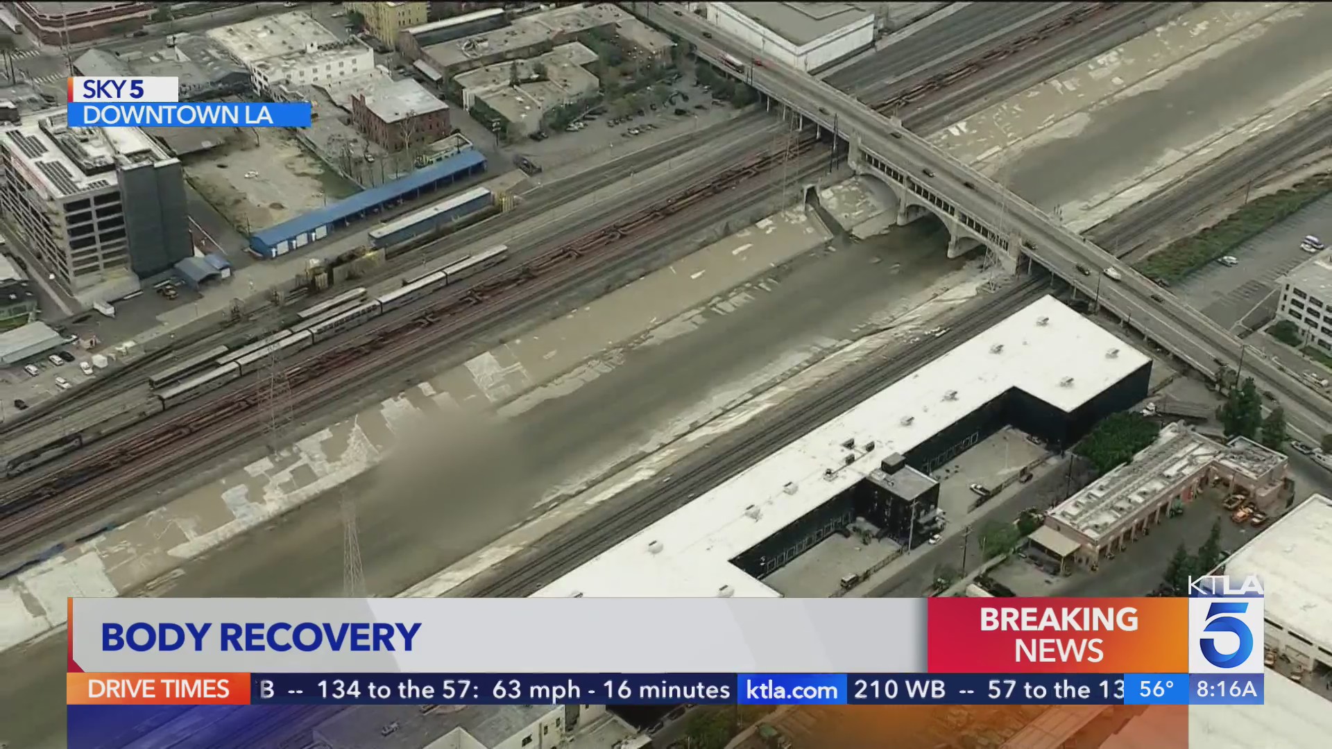 Authorities recover dead body from Los Angeles River – KTLA