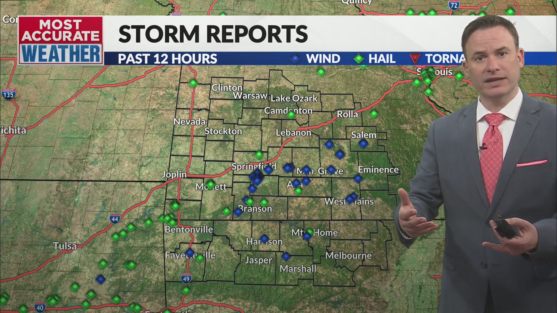 Storm threat ending, cool and quiet to end the week – KOLR ...