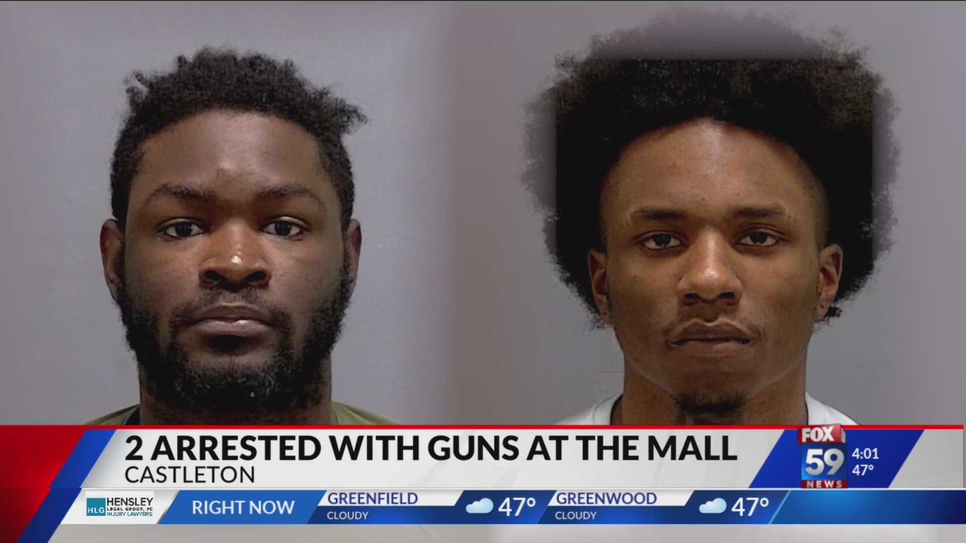 2 men arrested with guns at the Castleton mall Fox 59