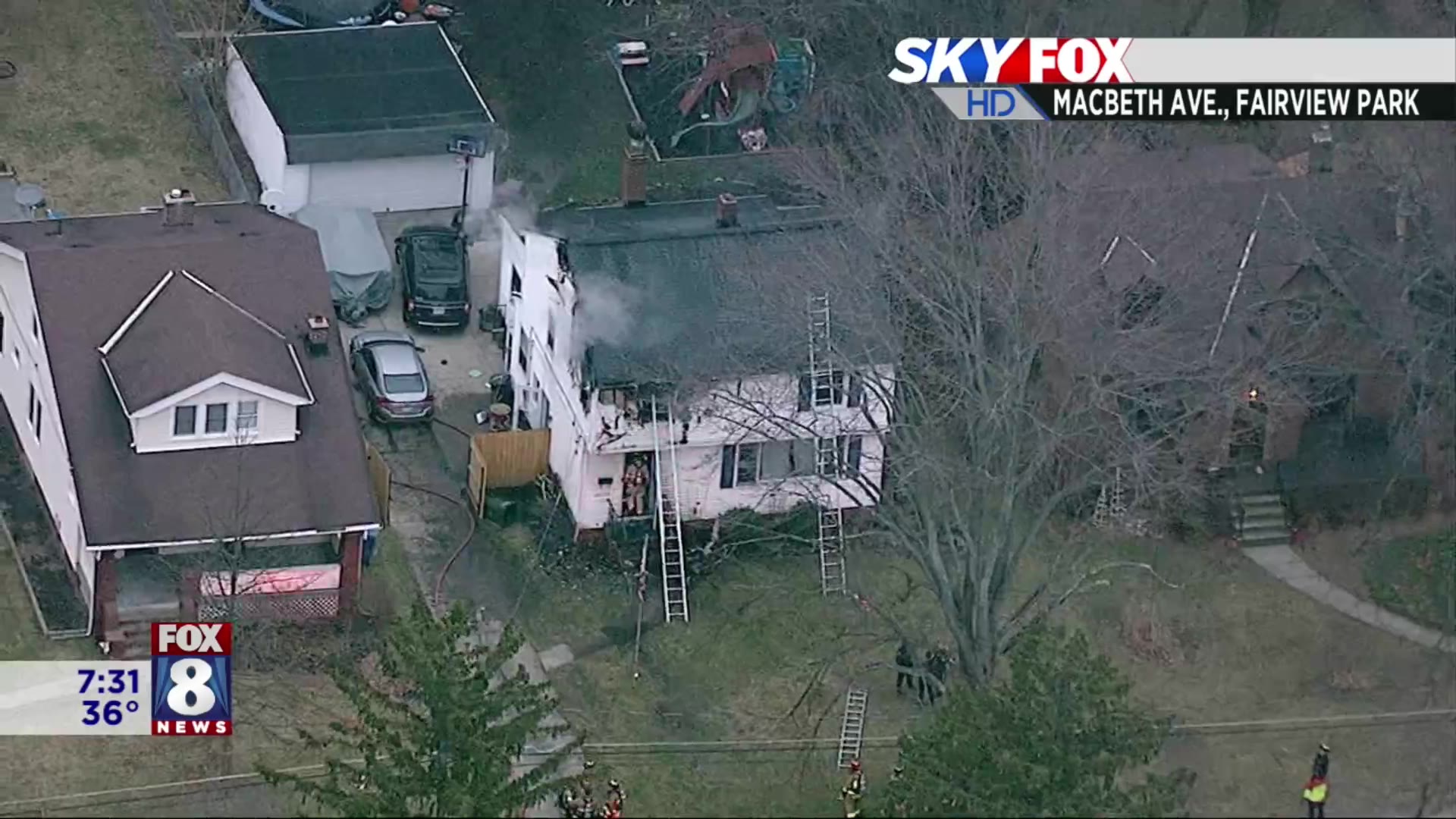 Crews on scene of house fire in Fairview Park – Fox 8 Cleveland WJW
