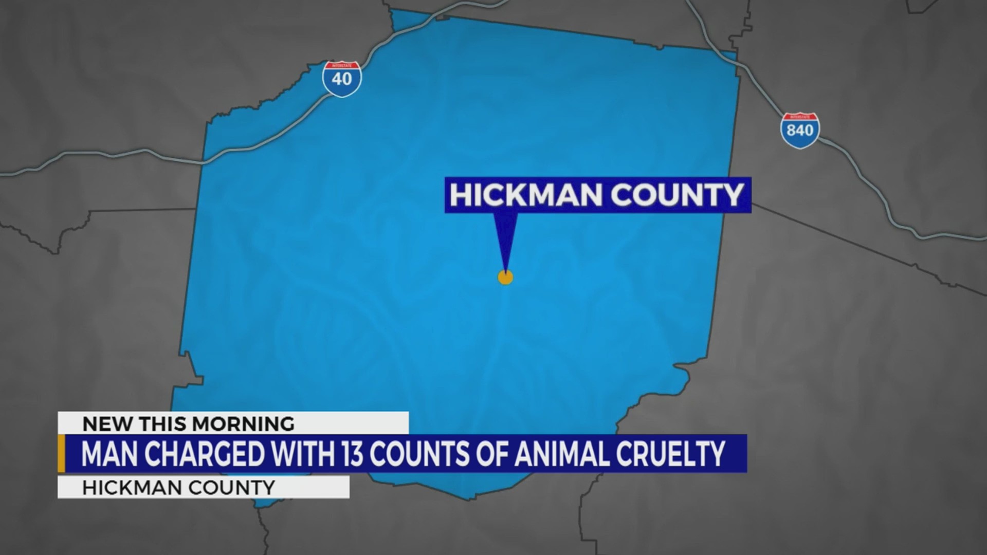 Man charged with 13 counts of animal cruelty in Hickman County – WKRN ...