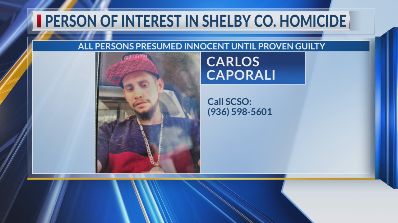 Shelby County deputies looking for person of interest in murder case ...