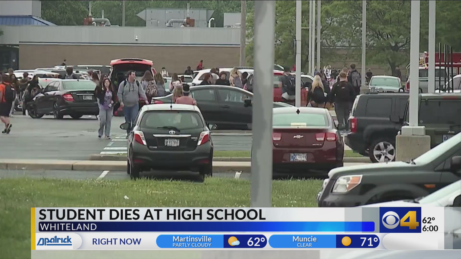 Student drowns in Whiteland High School pool during PE class WTTV