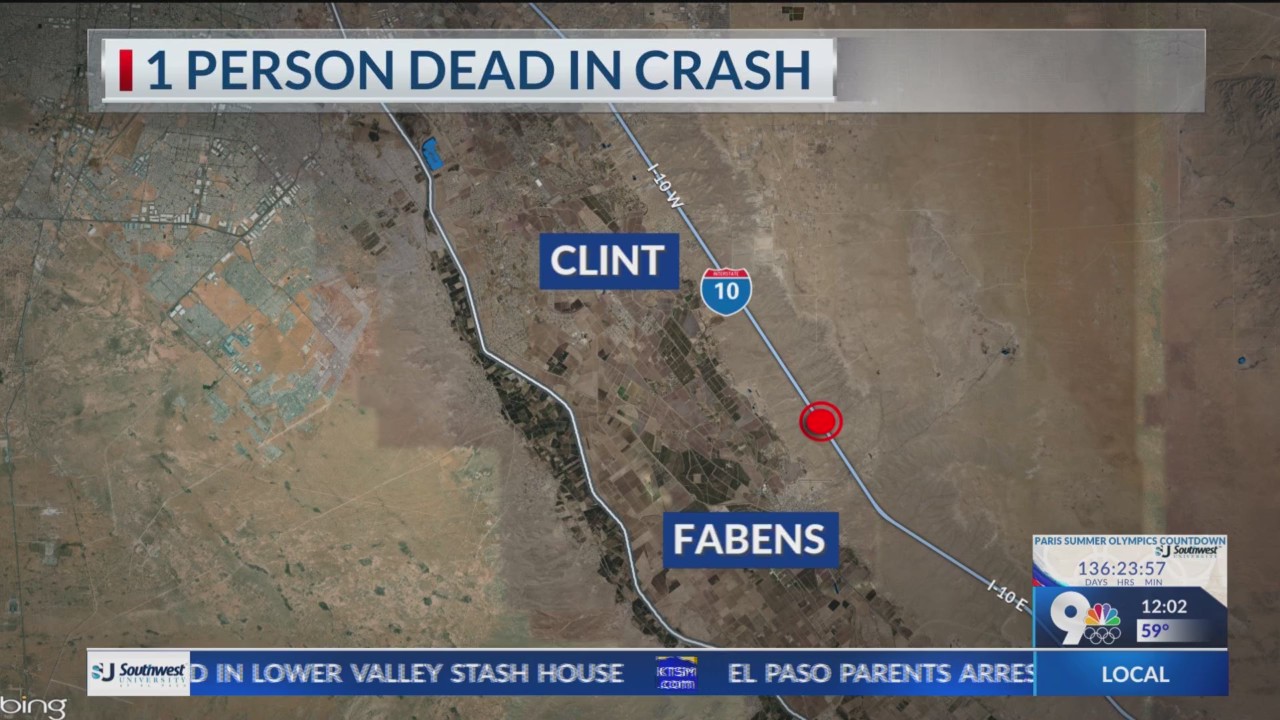 Man dead in crash in East El Paso County – KTSM 9 News