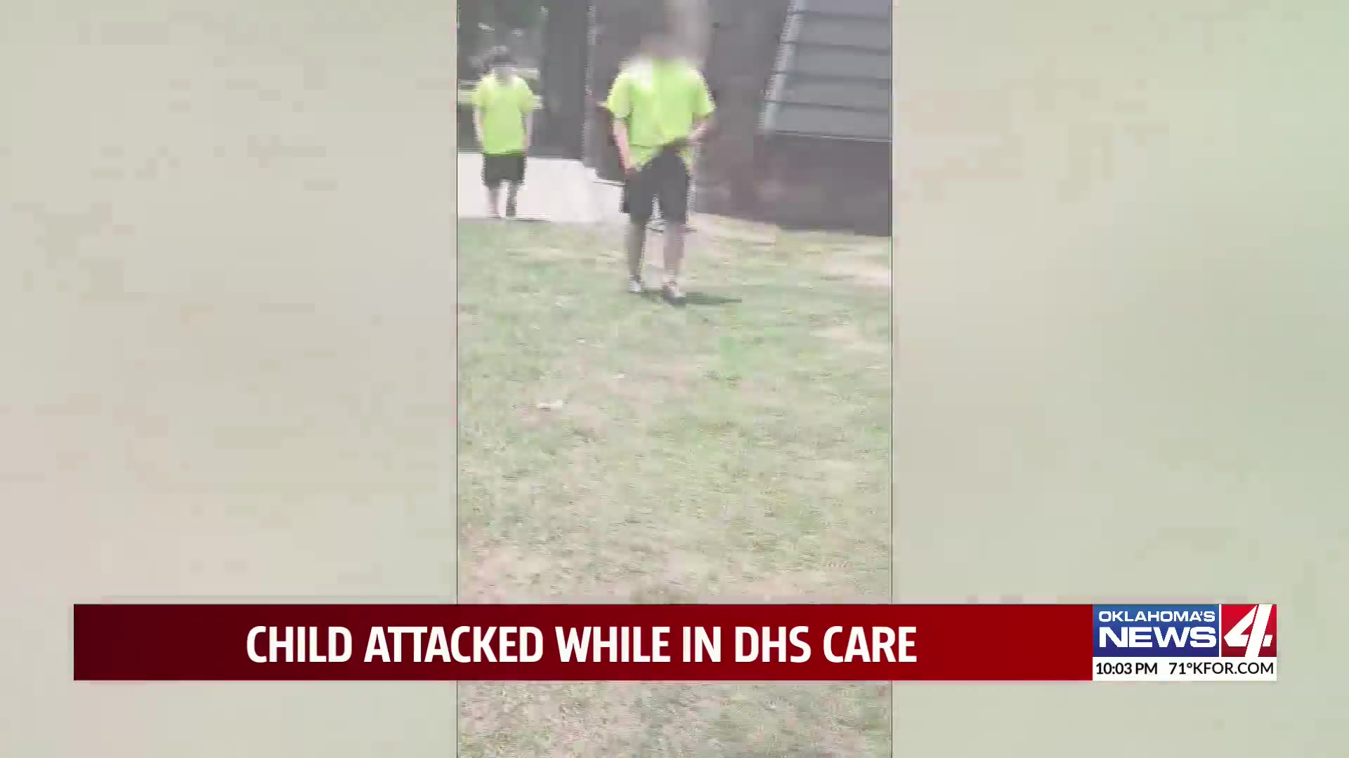 Social media video shows child being attacked in care of Oklahoma ...