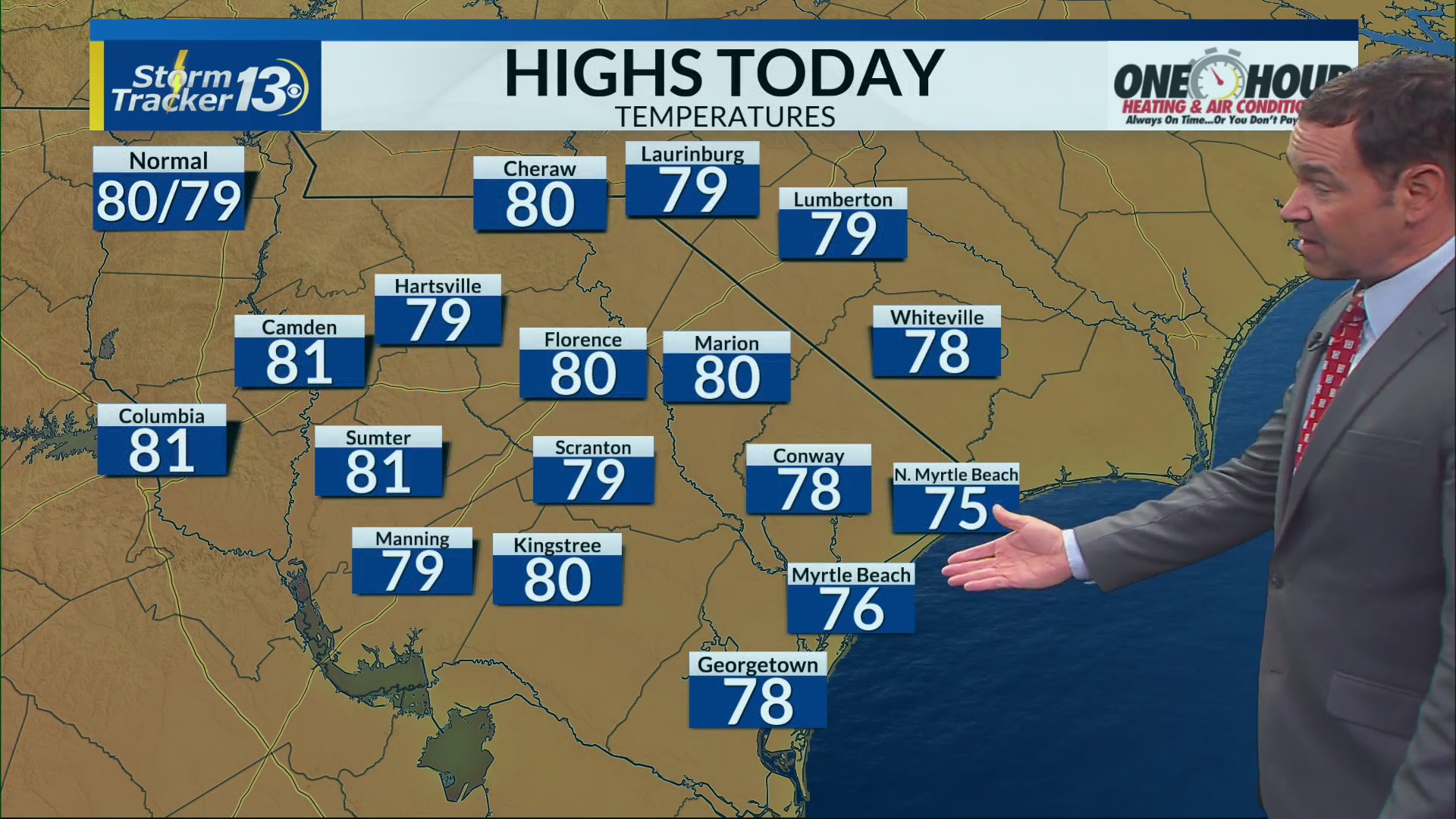 Warming trend continues through the end of the week – WBTW