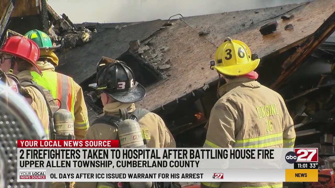 Two firefighters injured in Cumberland County fire – ABC27