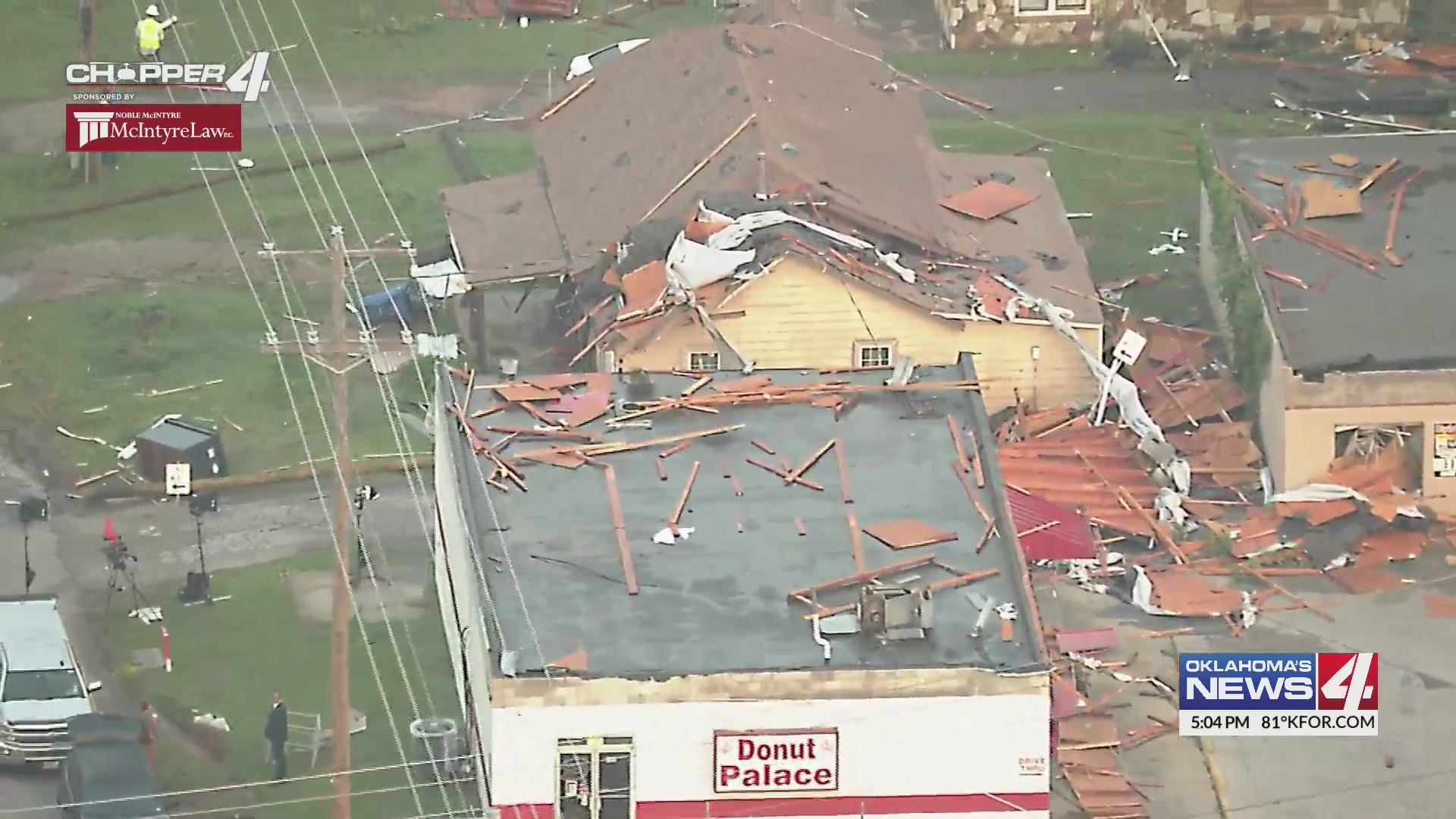 Several businesses, home damaged in Noble tornado – KFOR.com Oklahoma City