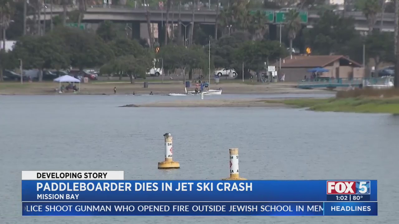 Paddleboarder Dies In Jet Ski Crash – FOX 5 San Diego & KUSI News
