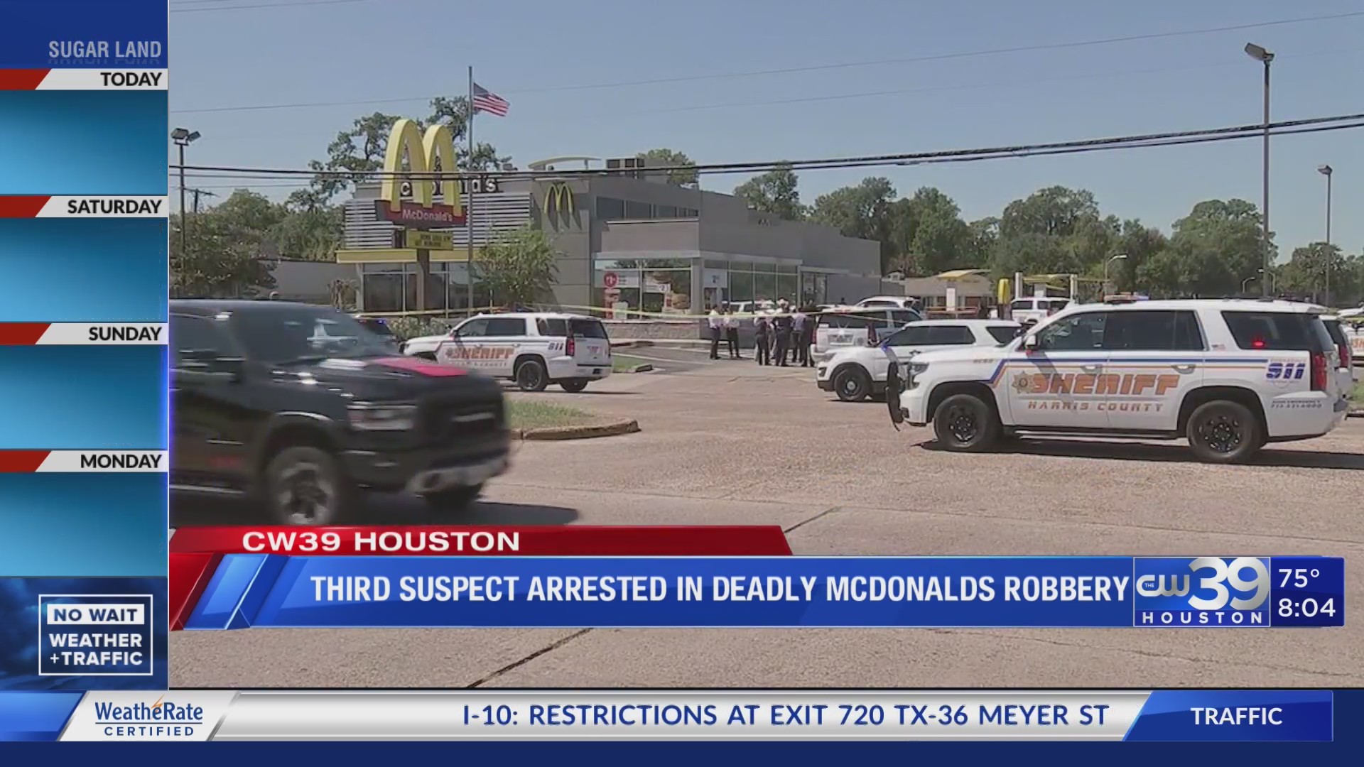 Third suspect arrested in deadly McDonald’s robbery – CW39 Houston