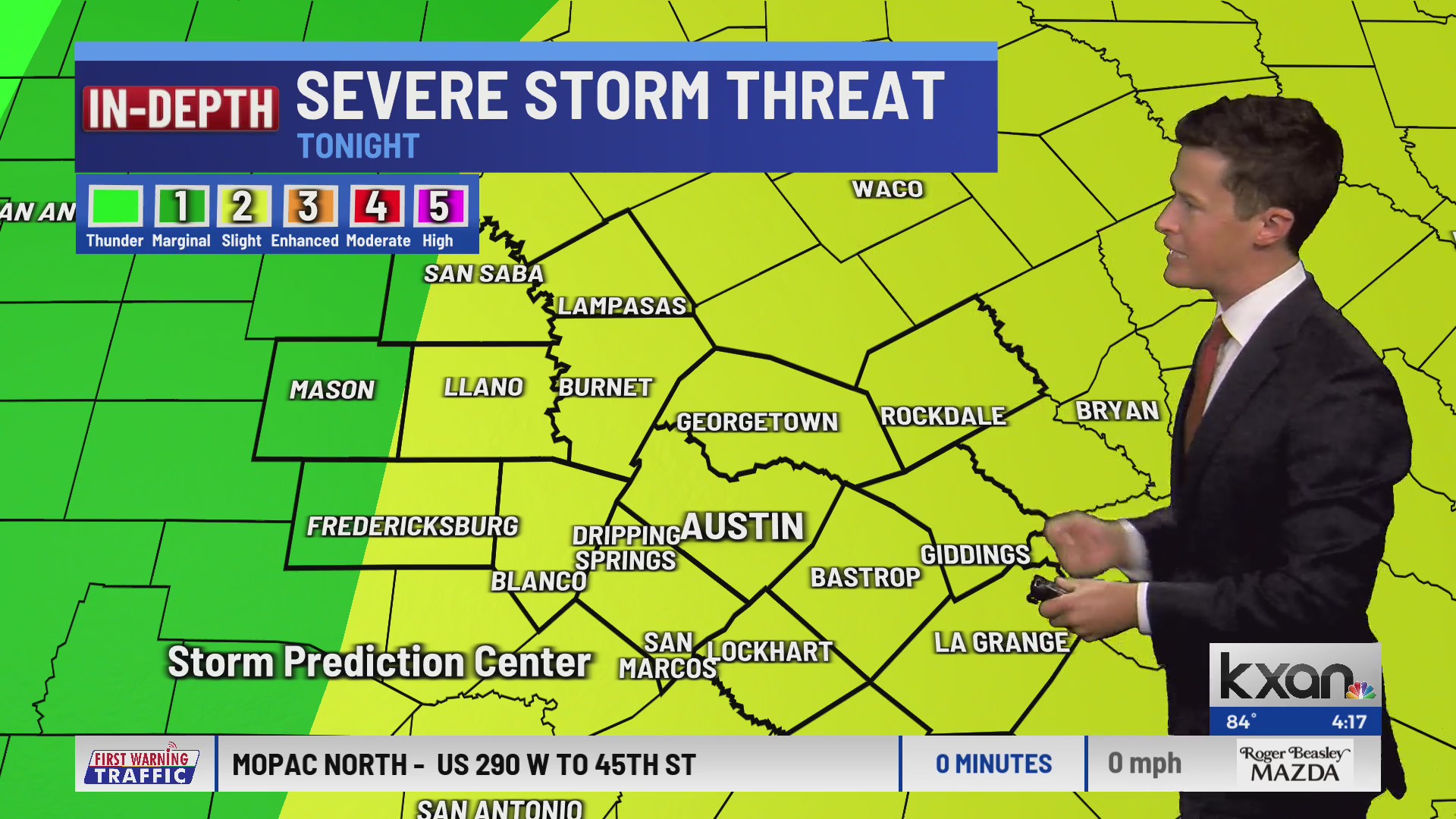 Severe storm threat increasing into evening – KXAN Austin