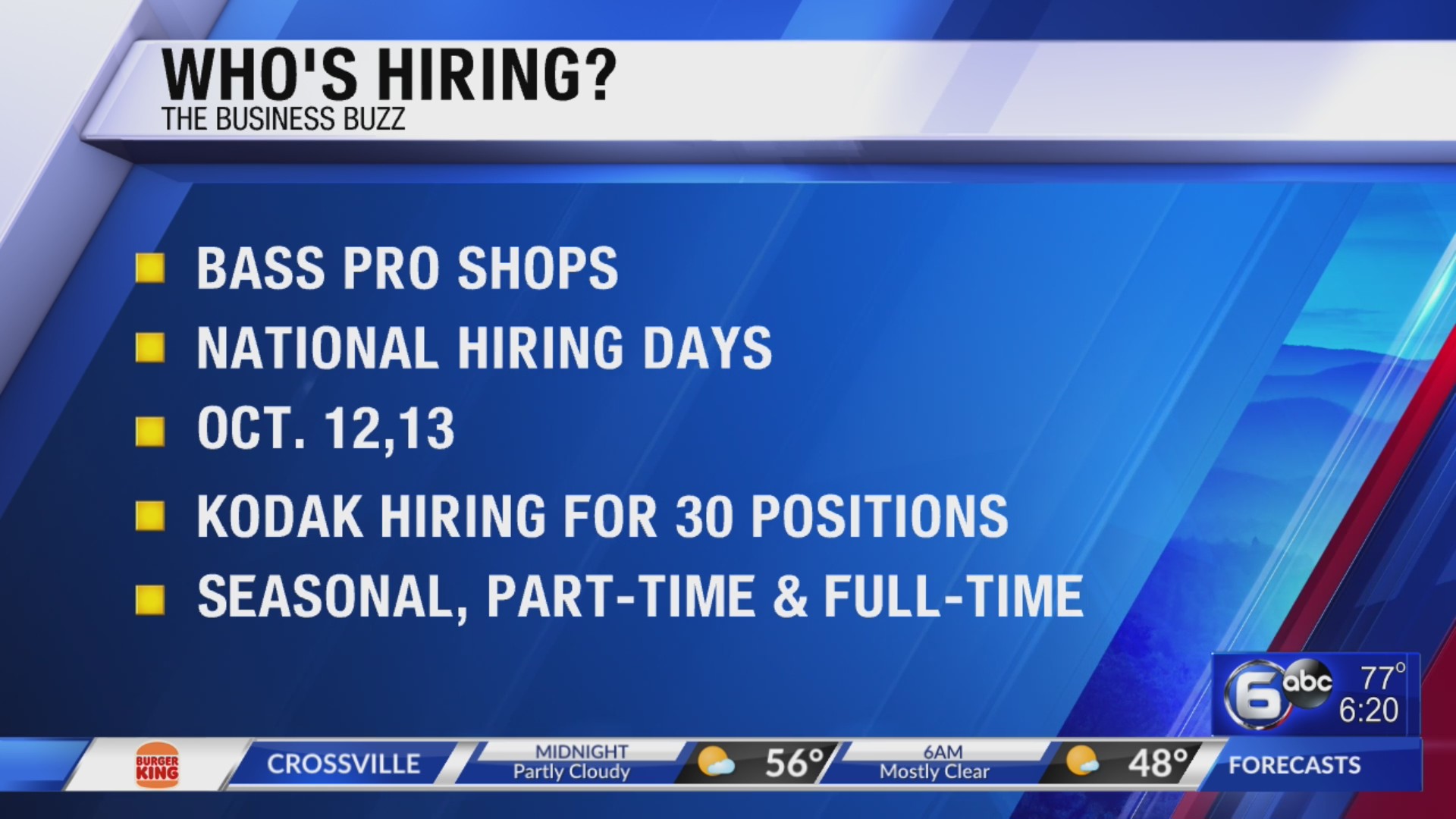 Bass Pro Shop to hold hiring event WATE 6 On Your Side