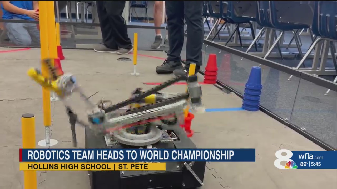 High school robotics team in St. Pete heading to world championship – WFLA