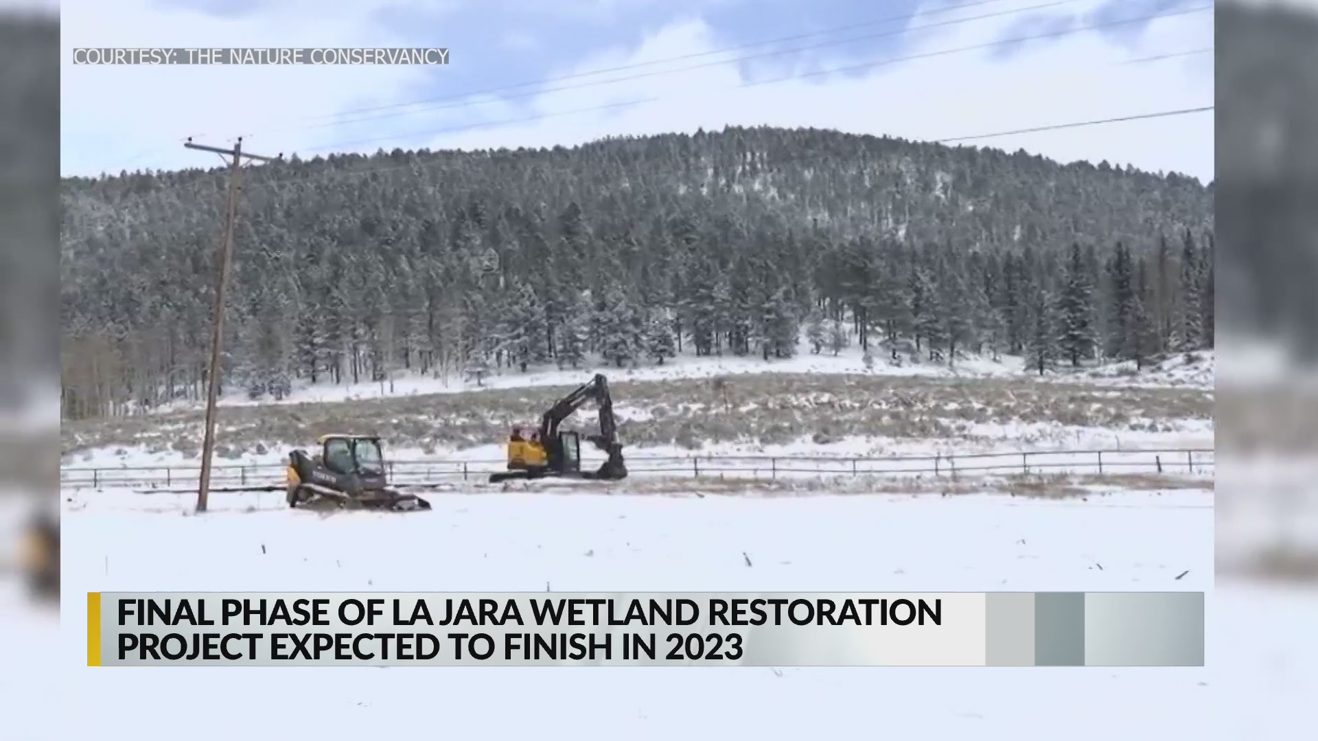 La Jara Wetland project nearing end KRQE NEWS 13 Breaking News