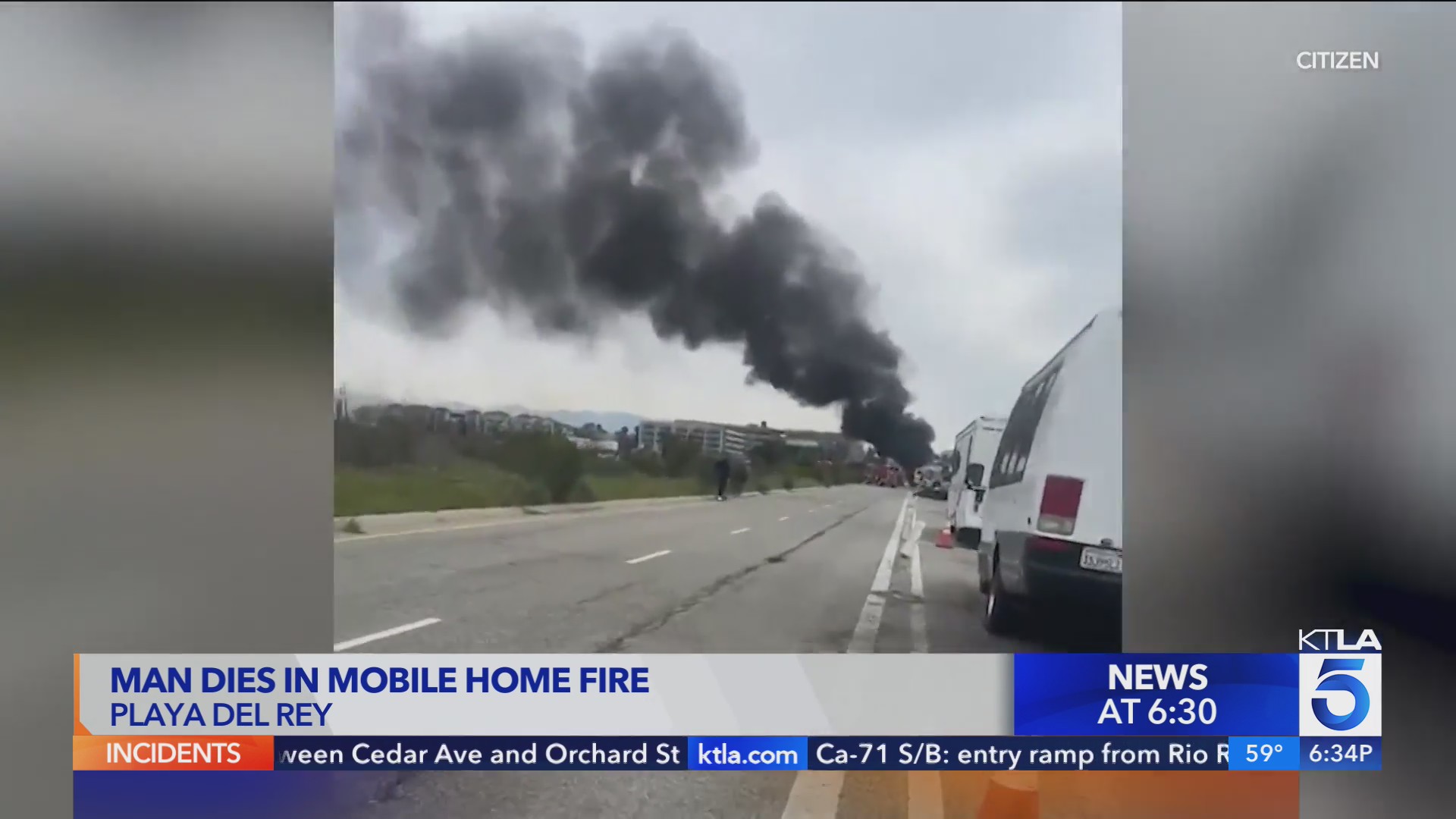 Man found dead in RV fire in Playa del Rey – KTLA