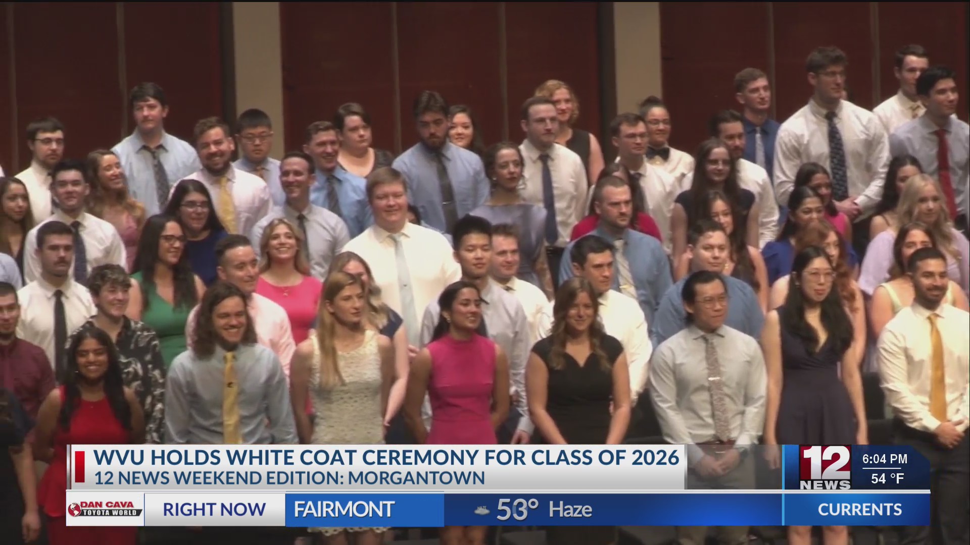 WVU holds White Coat Ceremony for class of 2026