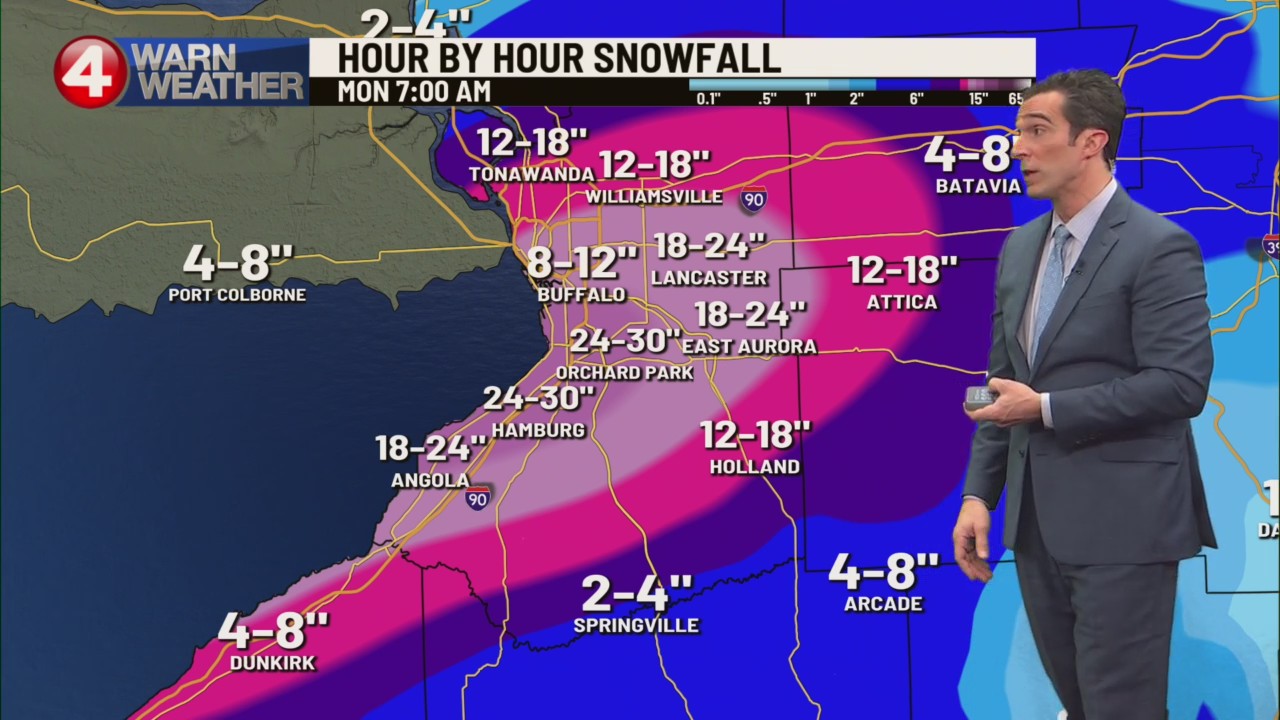 Buffalo weather forecast 6 p.m. 1/12/24 News 4 Buffalo