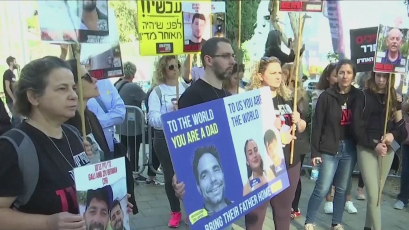 Families of Hamas hostages warn time running out as hostage talks ...