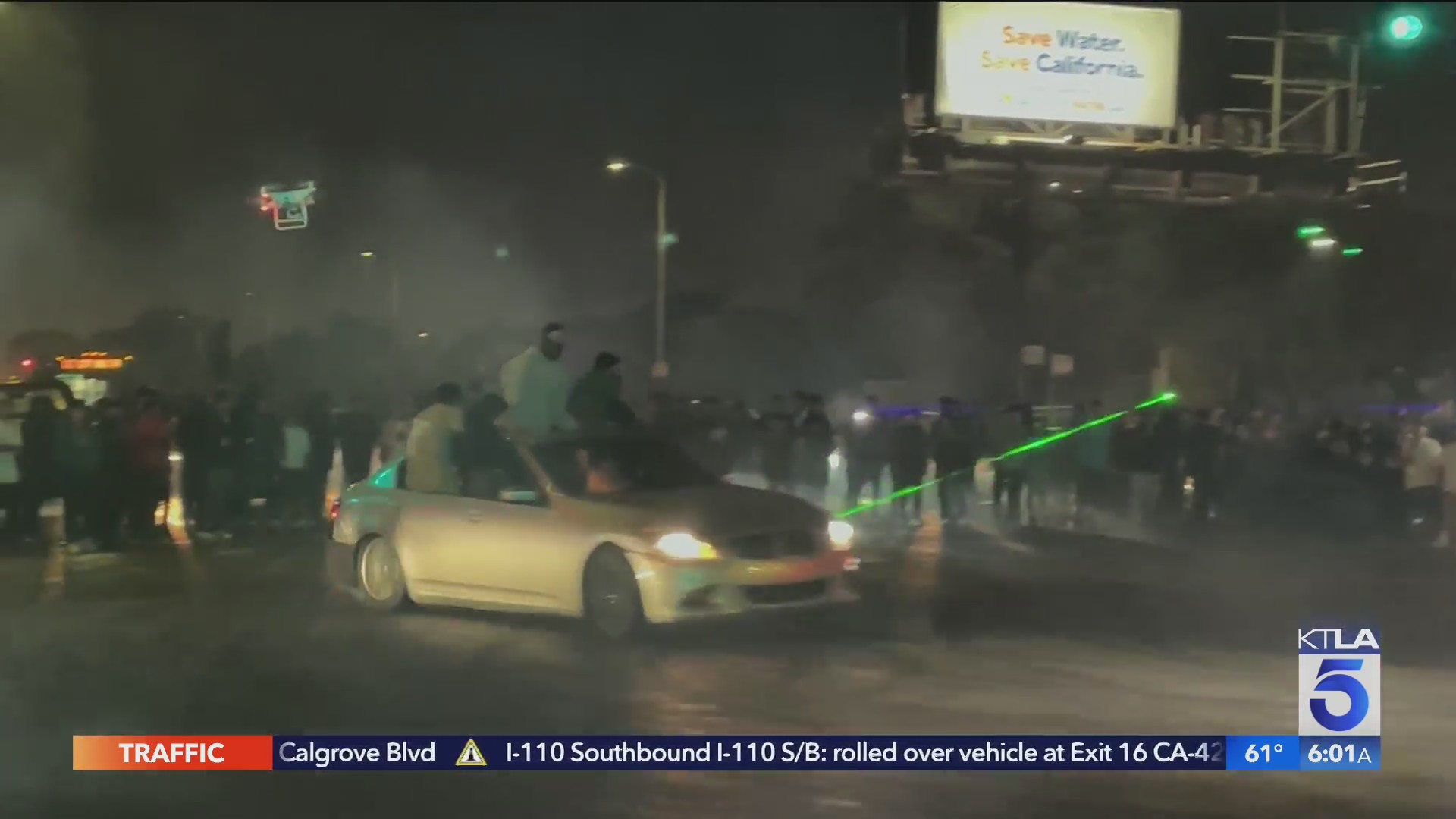 South L.A. street takeover ends in deadly shooting – KTLA