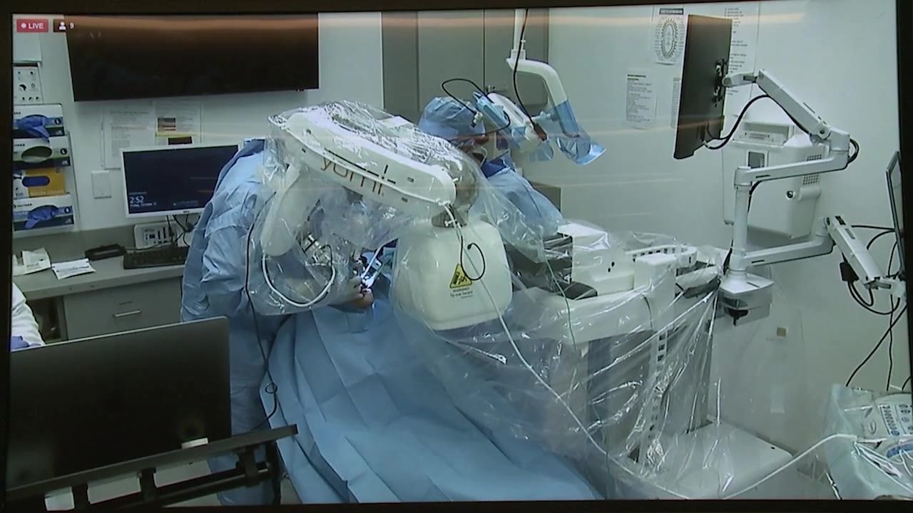 Dental robot being used at Case Western Dental School Fox 8 Cleveland WJW