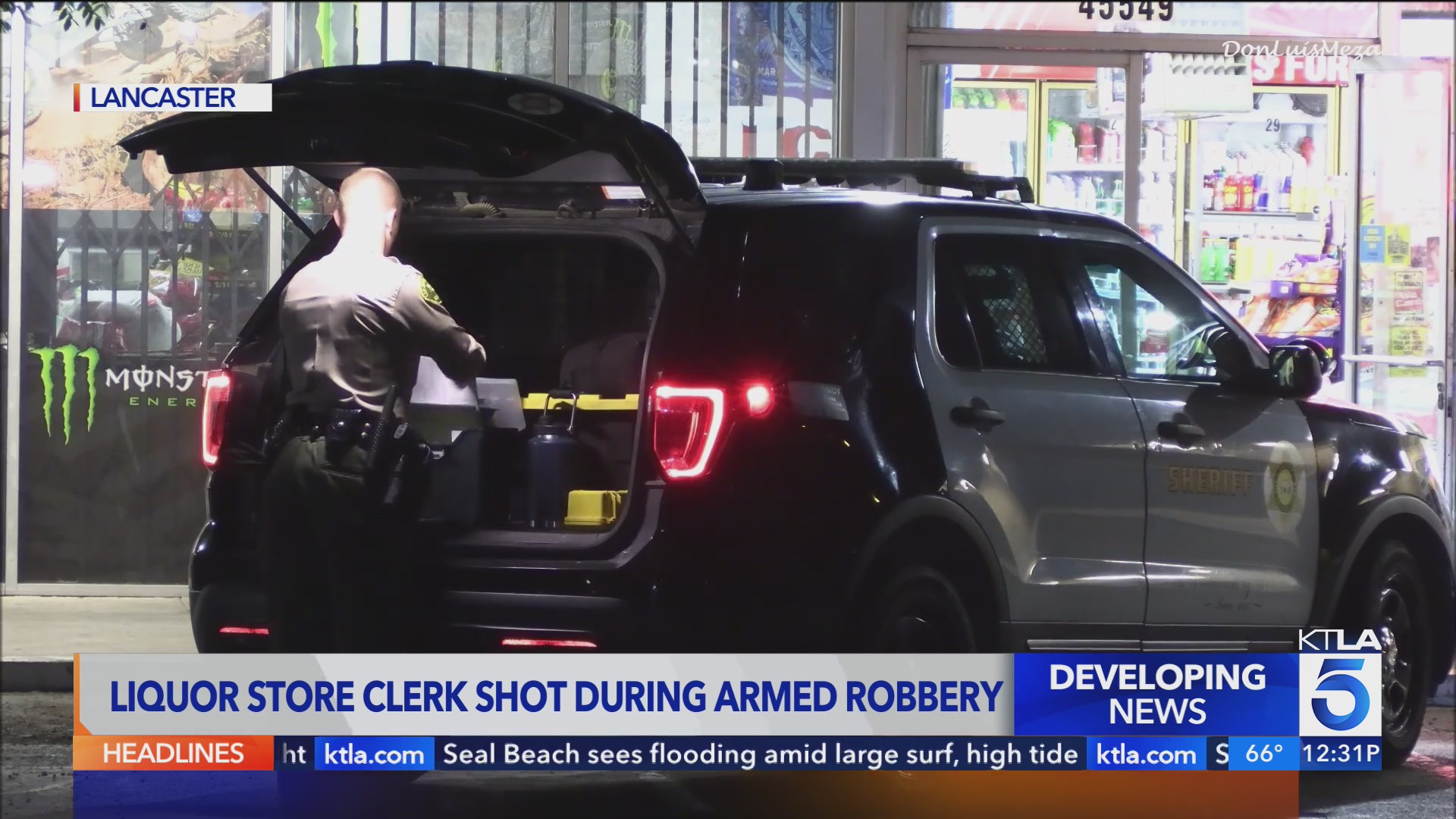 Store clerk shot during armed robbery in Lancaster – KTLA