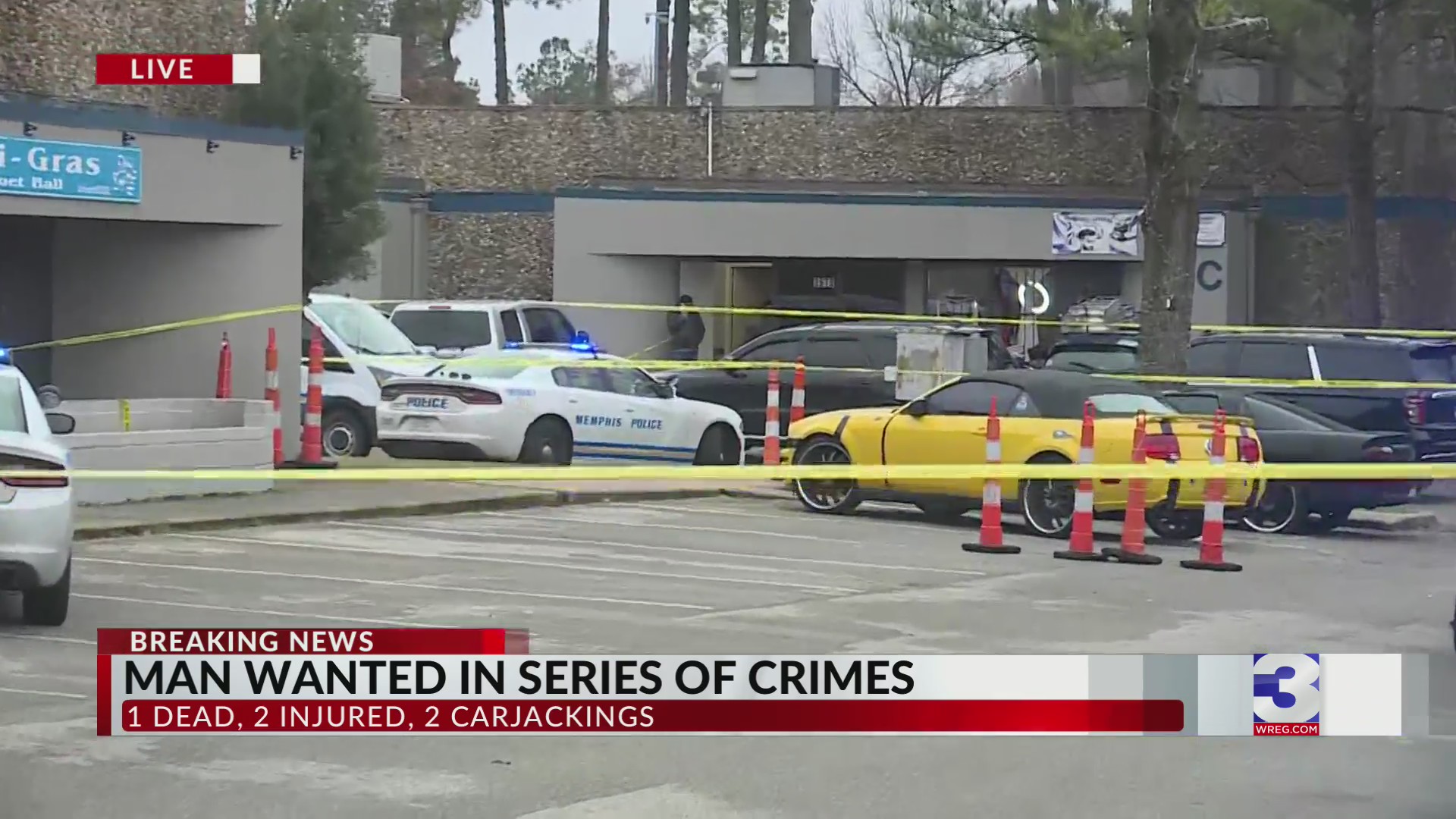 City-wide manhunt for suspect on crime spree – WKRN News 2