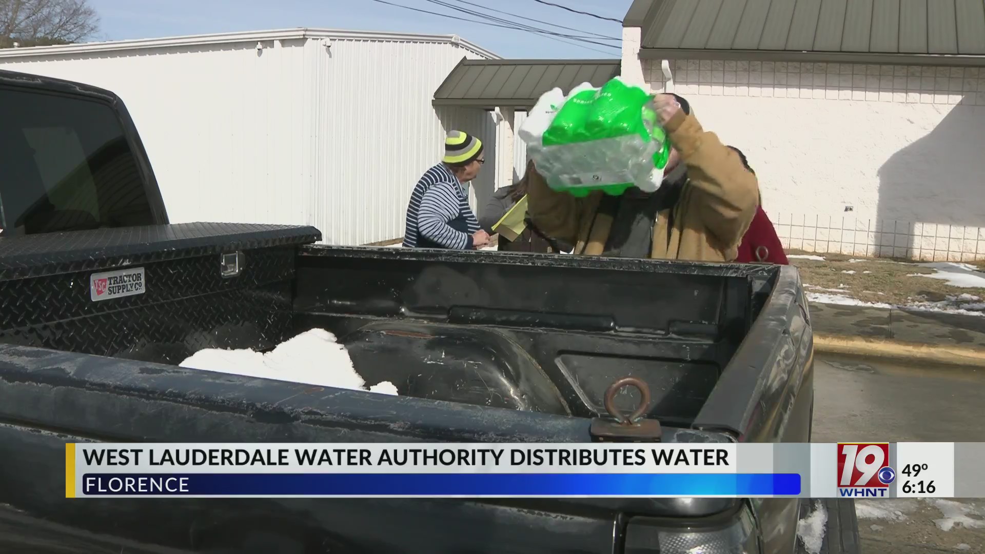 West Lauderdale Water Authority Distributes Water Jan. 22, 2024 News 19 at 6 p.m.
