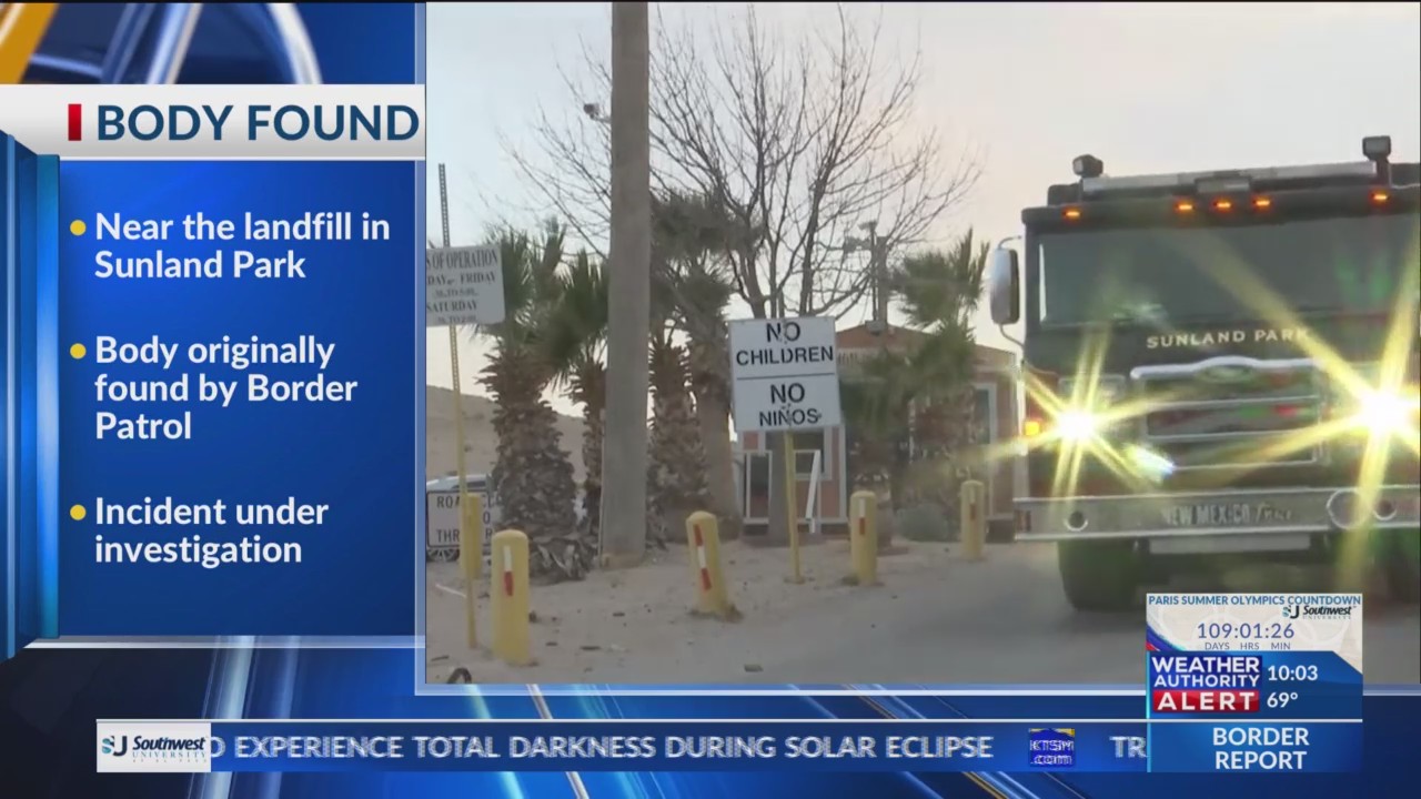 Body found near landfill in Sunland Park – KTSM 9 News