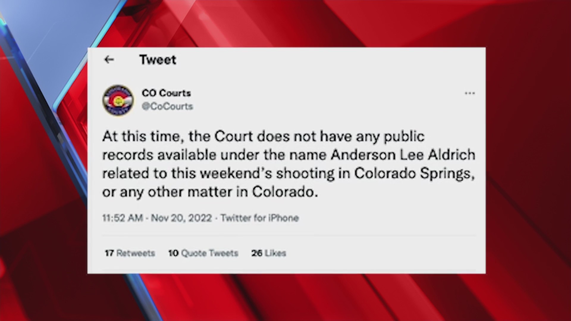 Pinpoint Point D What we know about Club Q shooting suspect Anderson Lee Aldrich – FOX31 ...