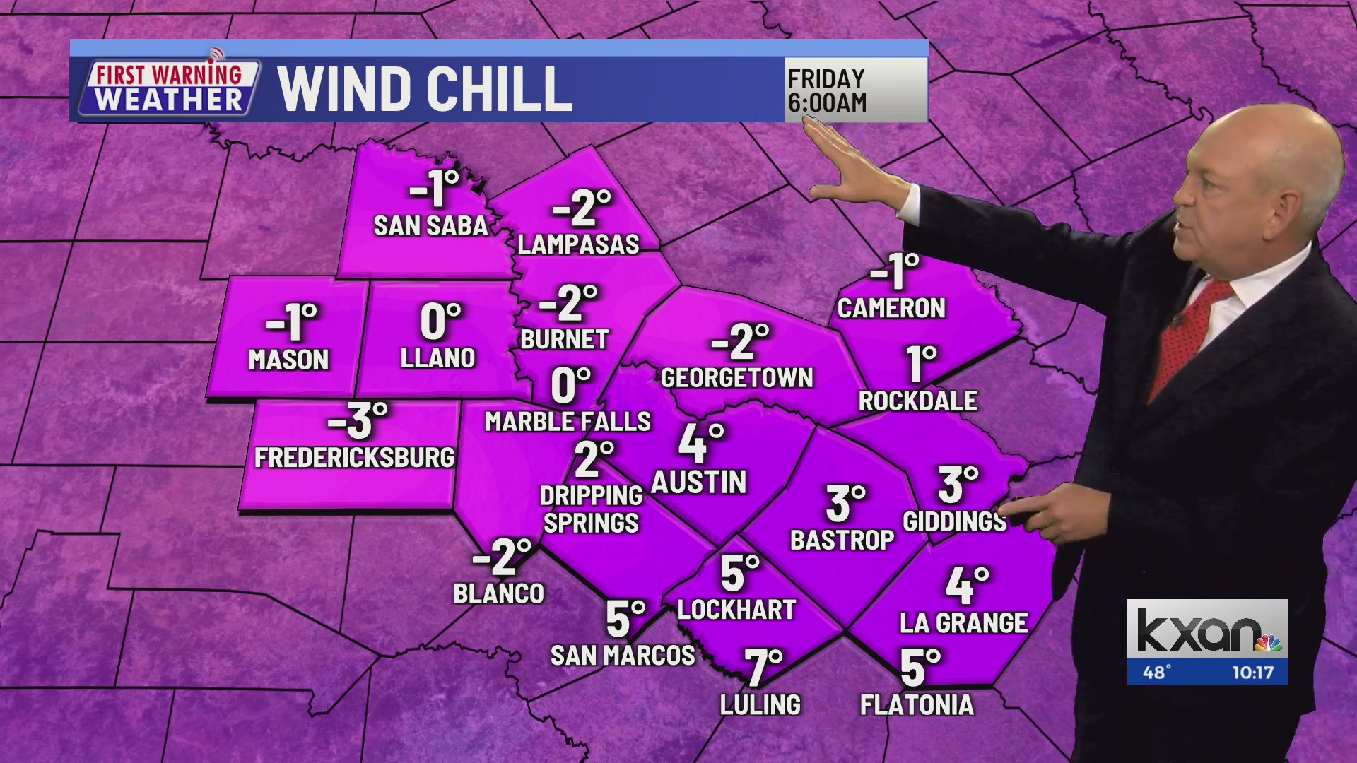 First Warning Weather with Jim Spencer KXAN Austin