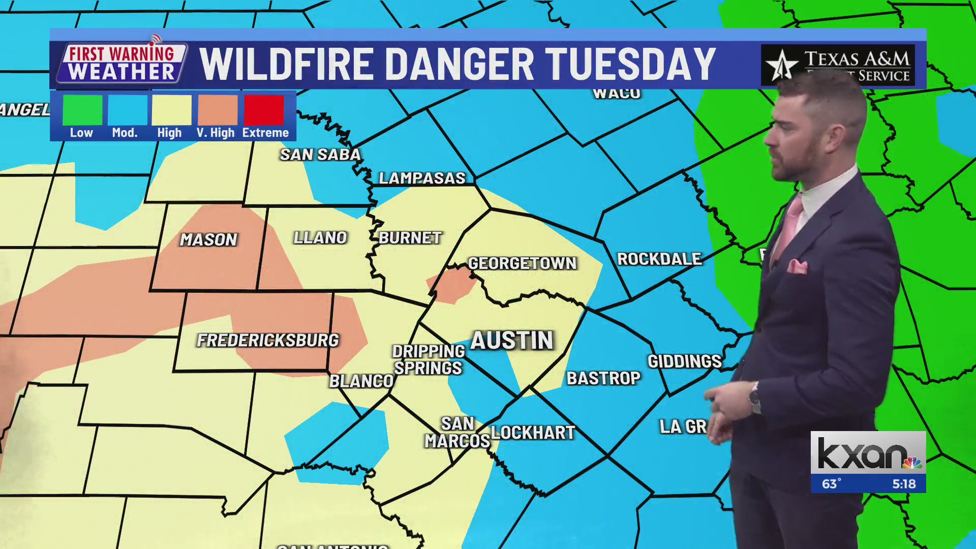 Warm and windy today – KXAN Austin