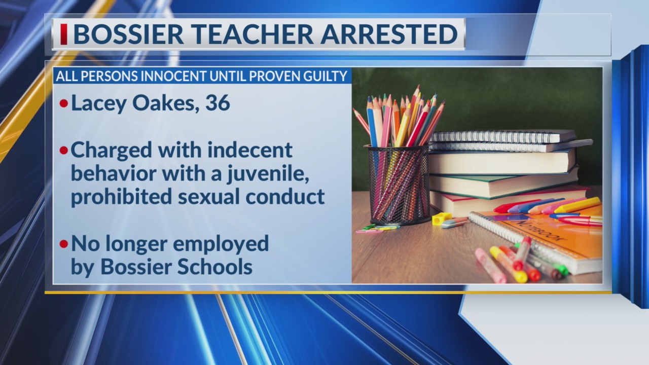 Bossier Parish teacher arrested for inappropriate behavior with ...