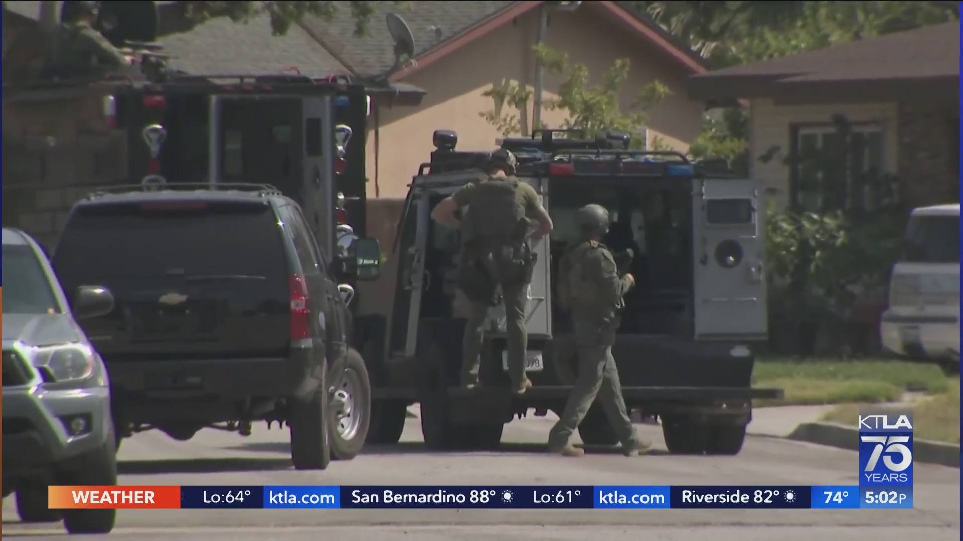 Standoff in Long Beach ends in shooting – KTLA