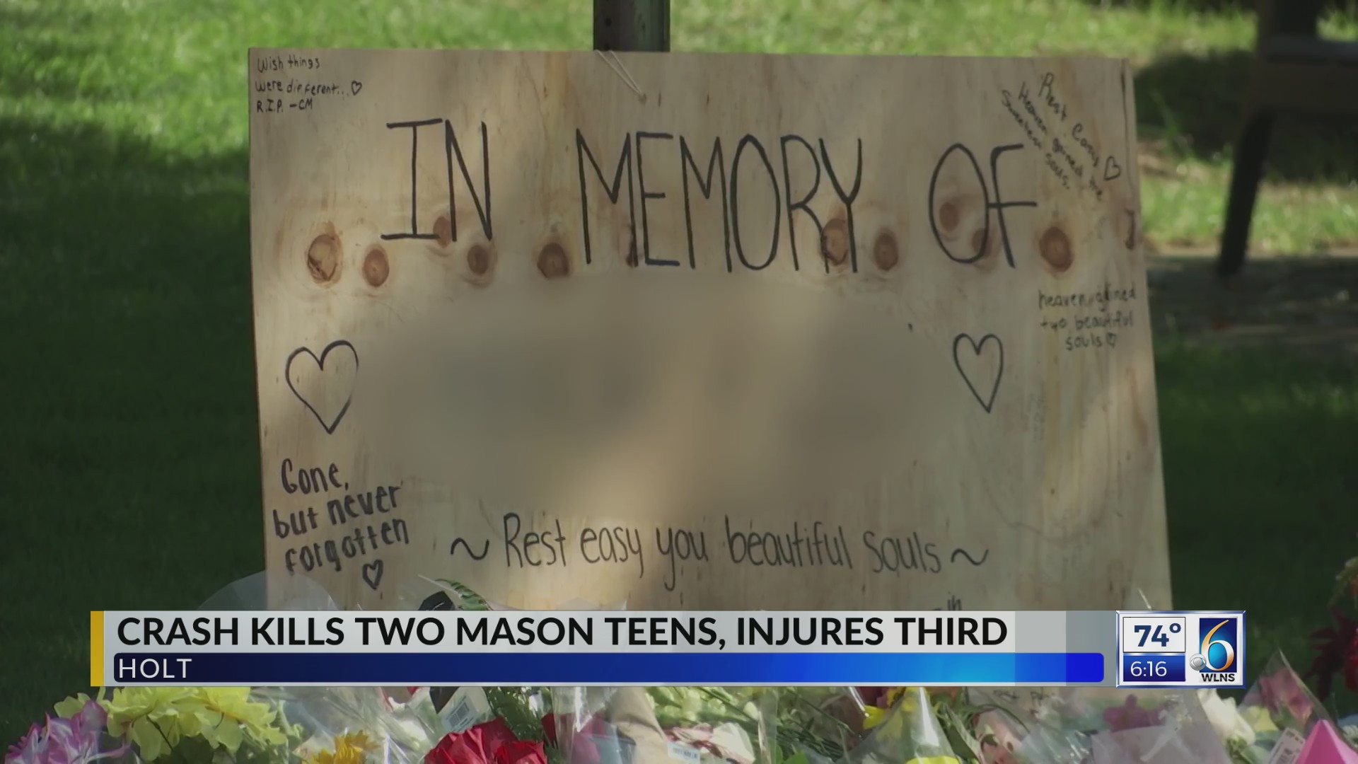 Community grieves as memorial for teen girls killed in crash grows ...