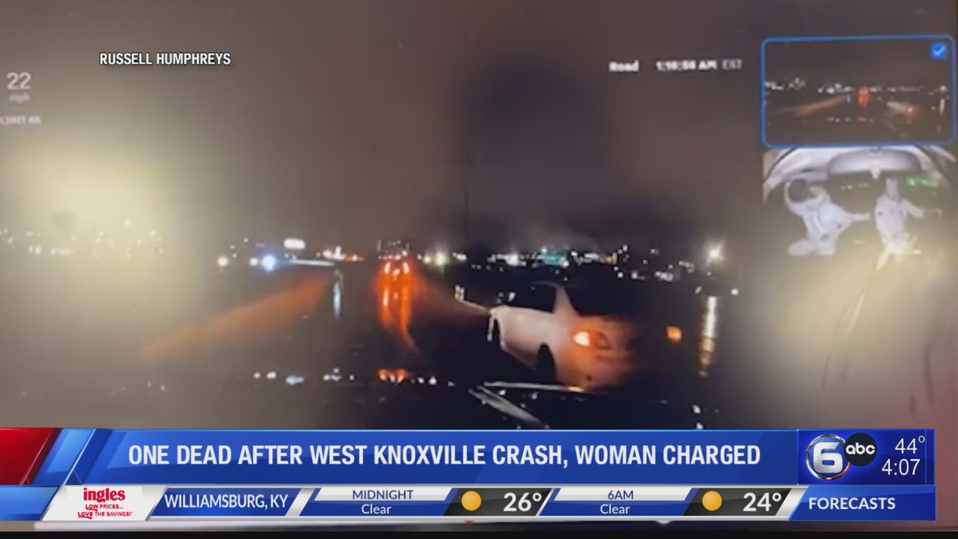 One dead after West Knoxville crash, woman charged – WATE 6 On Your Side