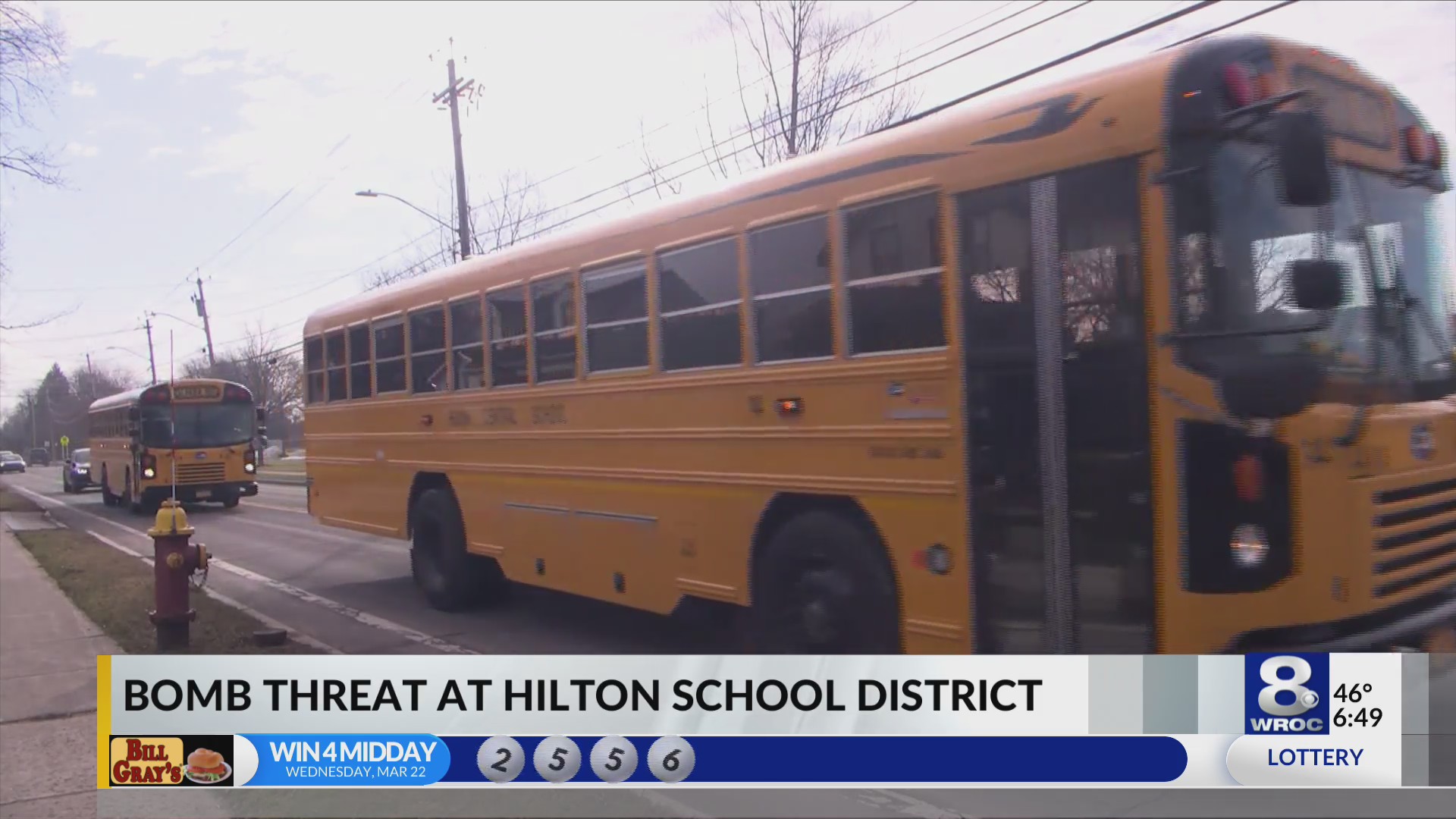 Hilton CSD students, staff, go back to school after bomb threat