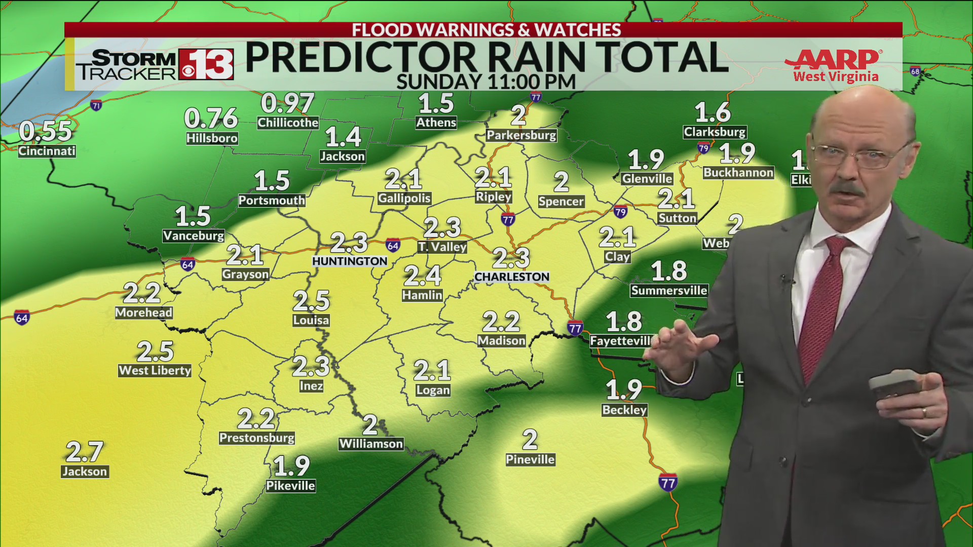 Flood warnings late Wed night for Ohio River Area – WOWK 13 News