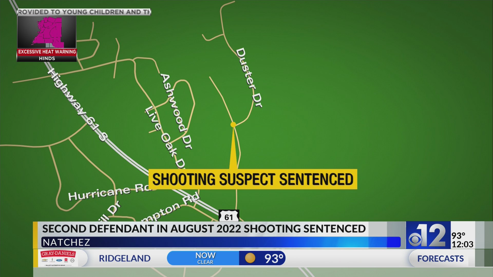 Woman sentenced for 2022 shooting in Natchez subdivision WJTV