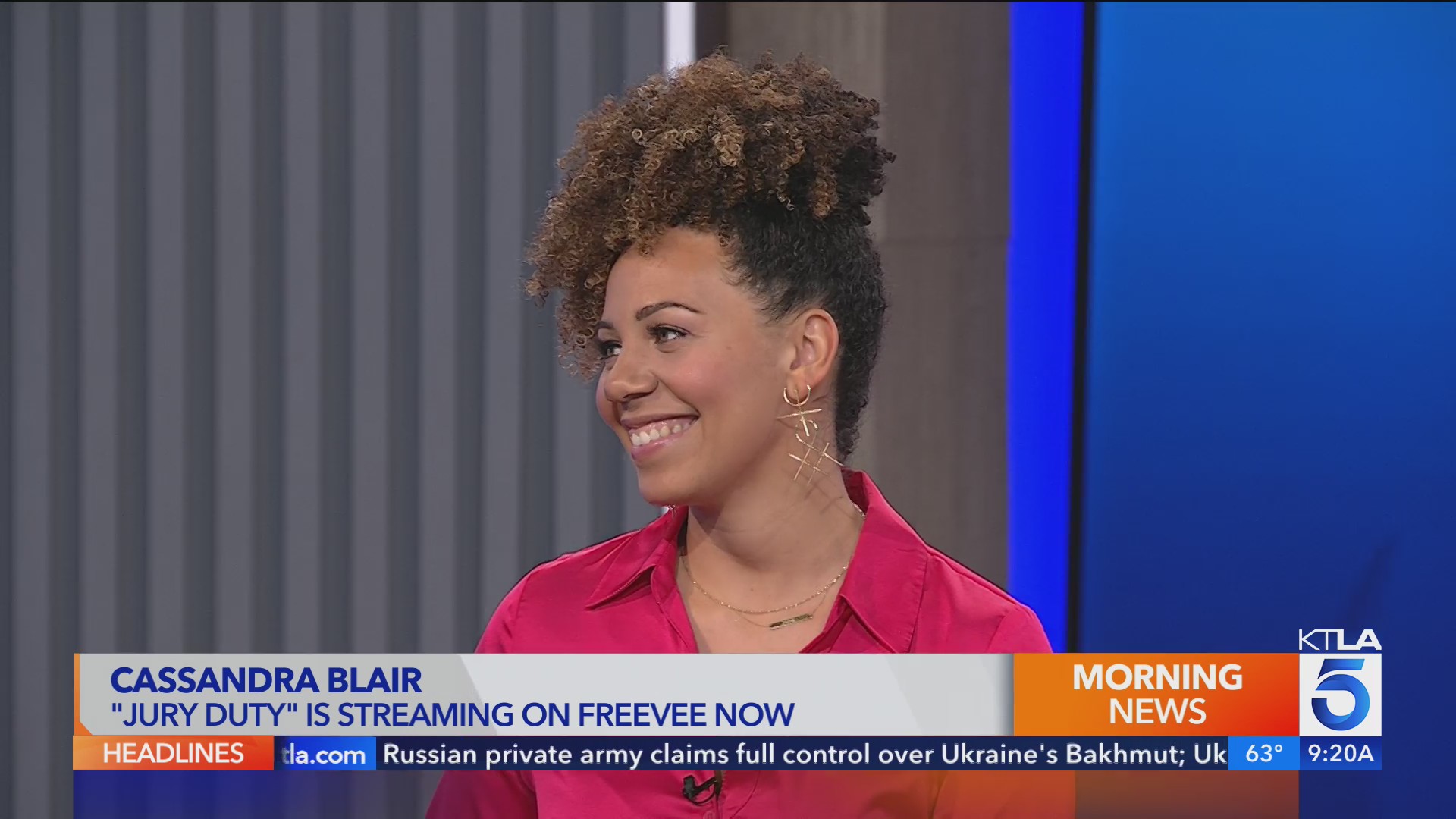 Cassandra Blair stars along side James Marsden in the comedy series