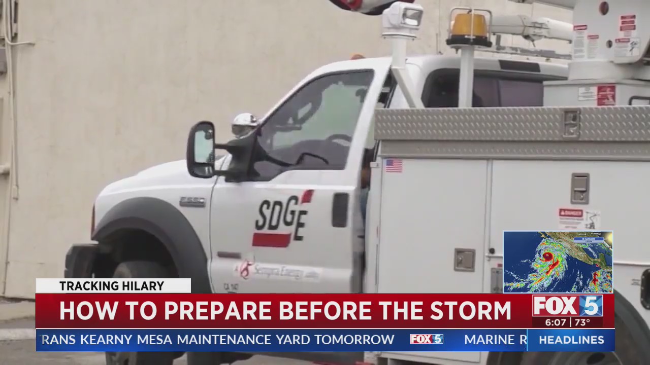 Hilary: How To Prepare – FOX 5 San Diego & KUSI News